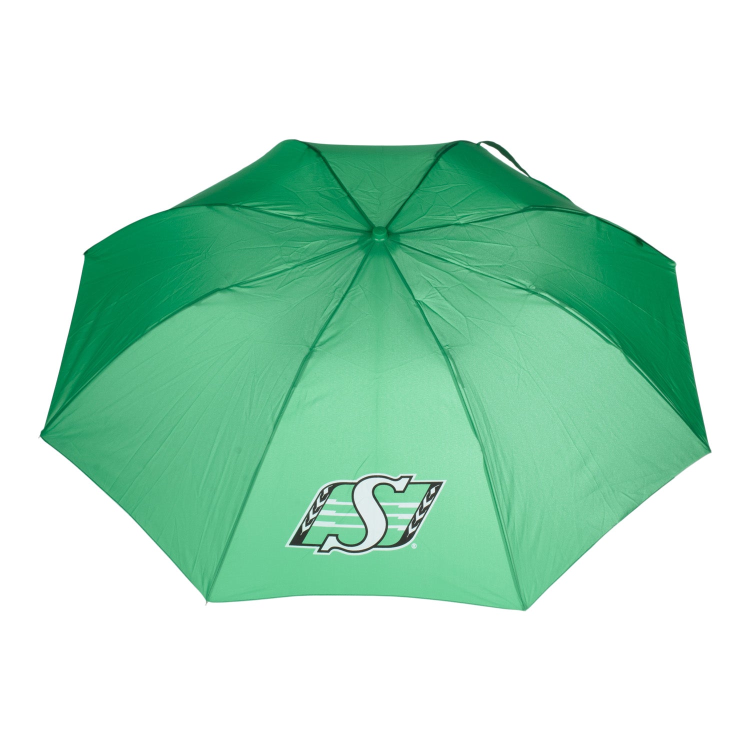 Solid Kelly Auto Open Folding Umbrella