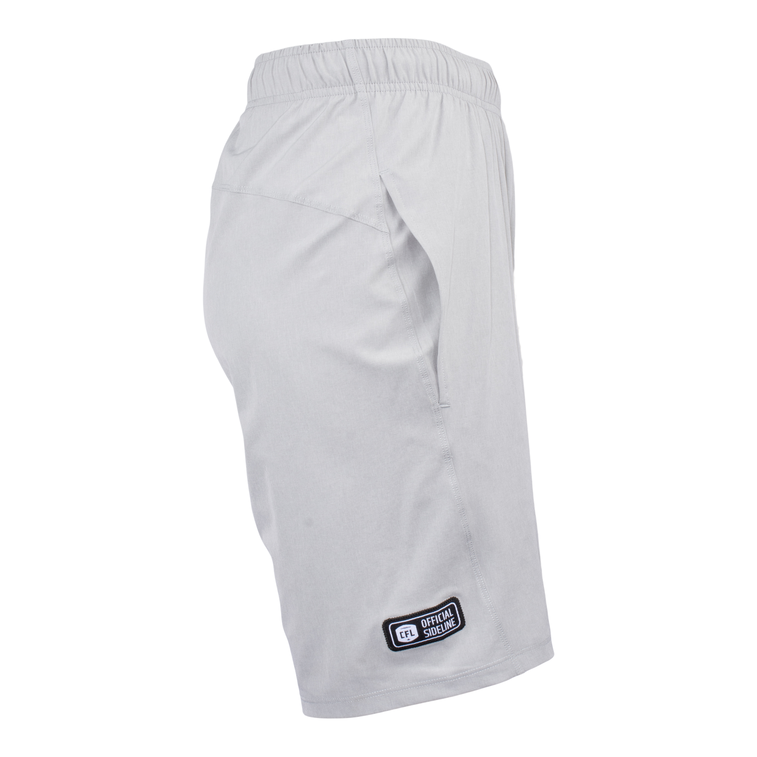 Sideline Grey Flex Performance Shorts with Pockets