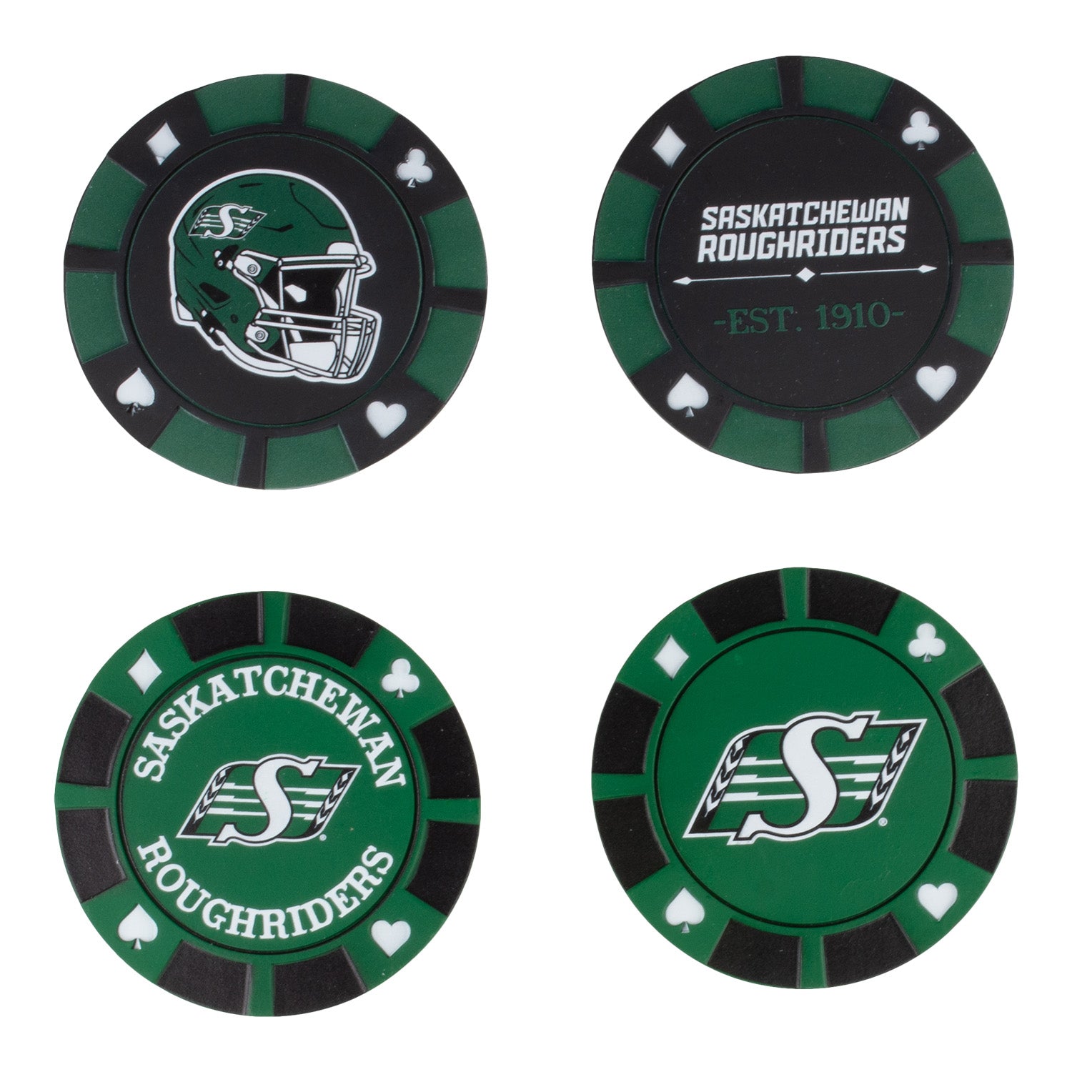 Poker Chip Coasters 4PK