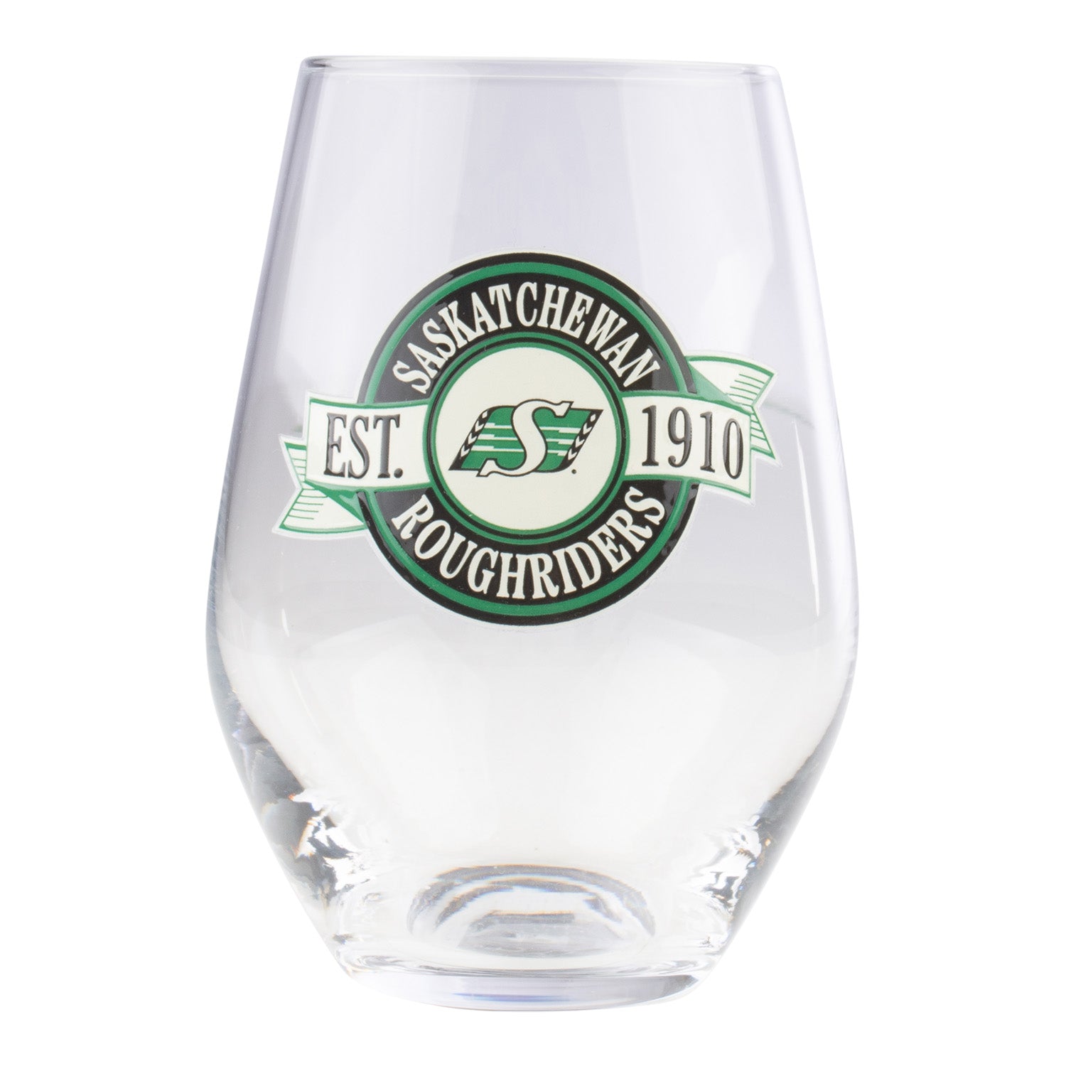 19oz Banner Stemless Wine Glass Shield