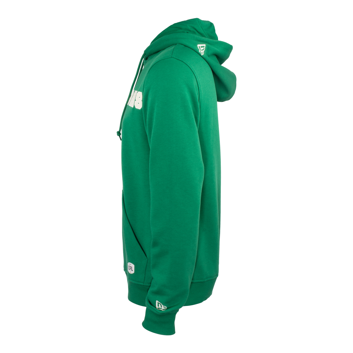 Indigenous Corduroy Applique Green Hoodie