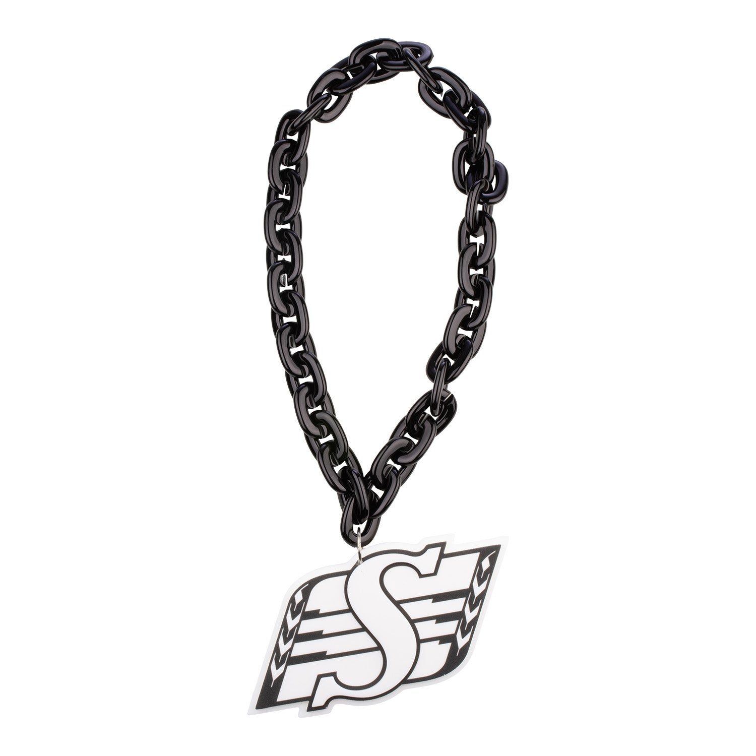 Shield Black & White Fan Chain