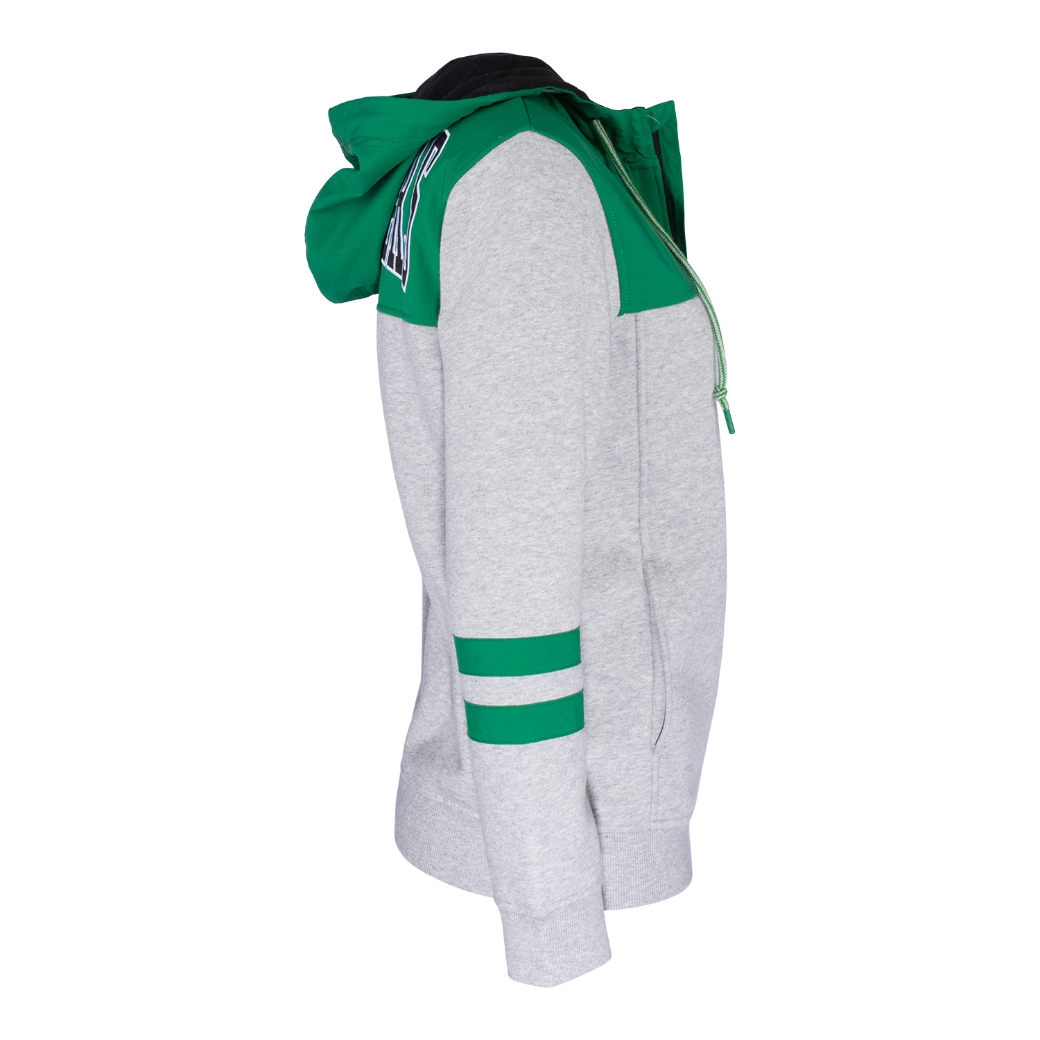 Ladies Throwback Fleece Nylon Hoodie