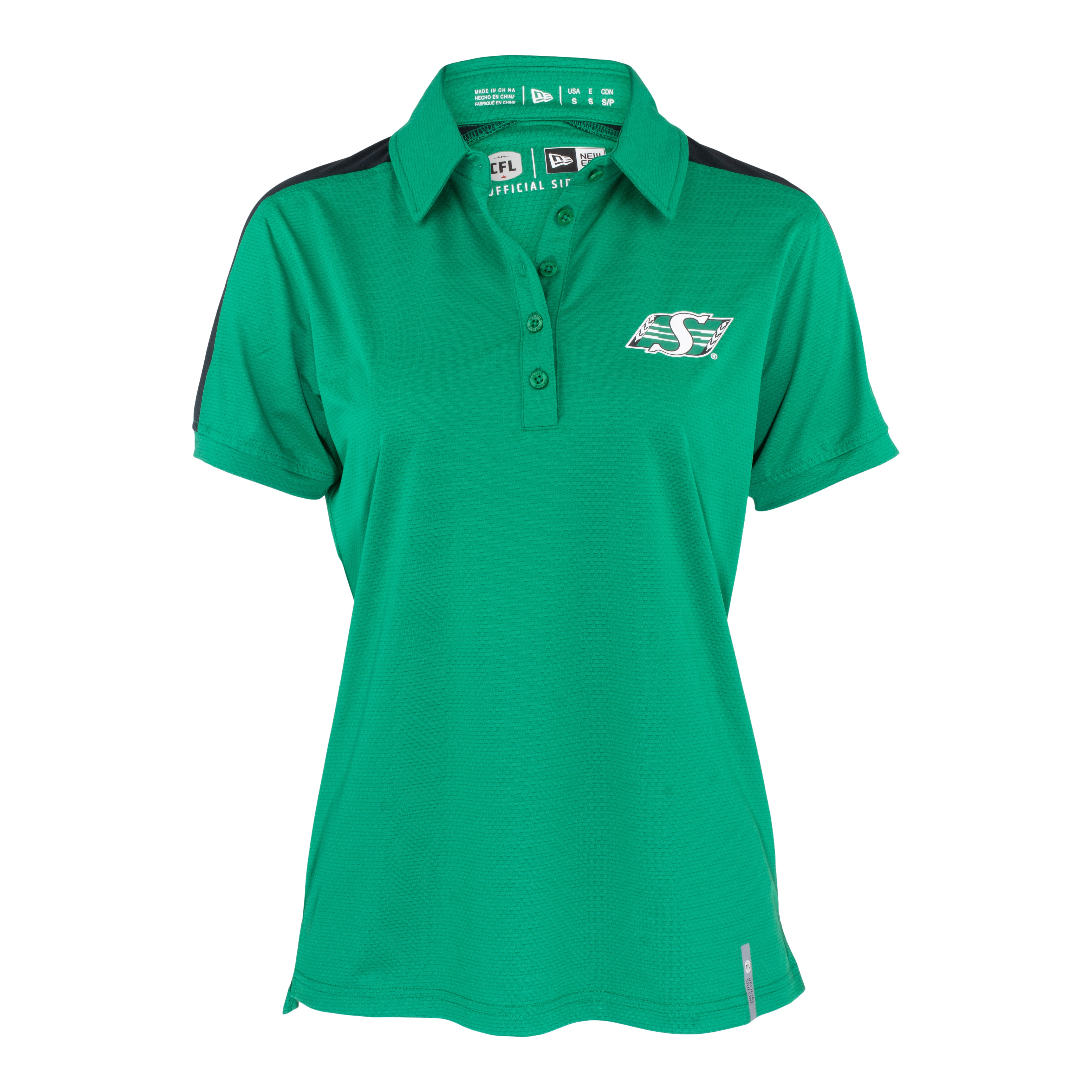 Ladies Sideline Green Shield Jardin Performance Polo