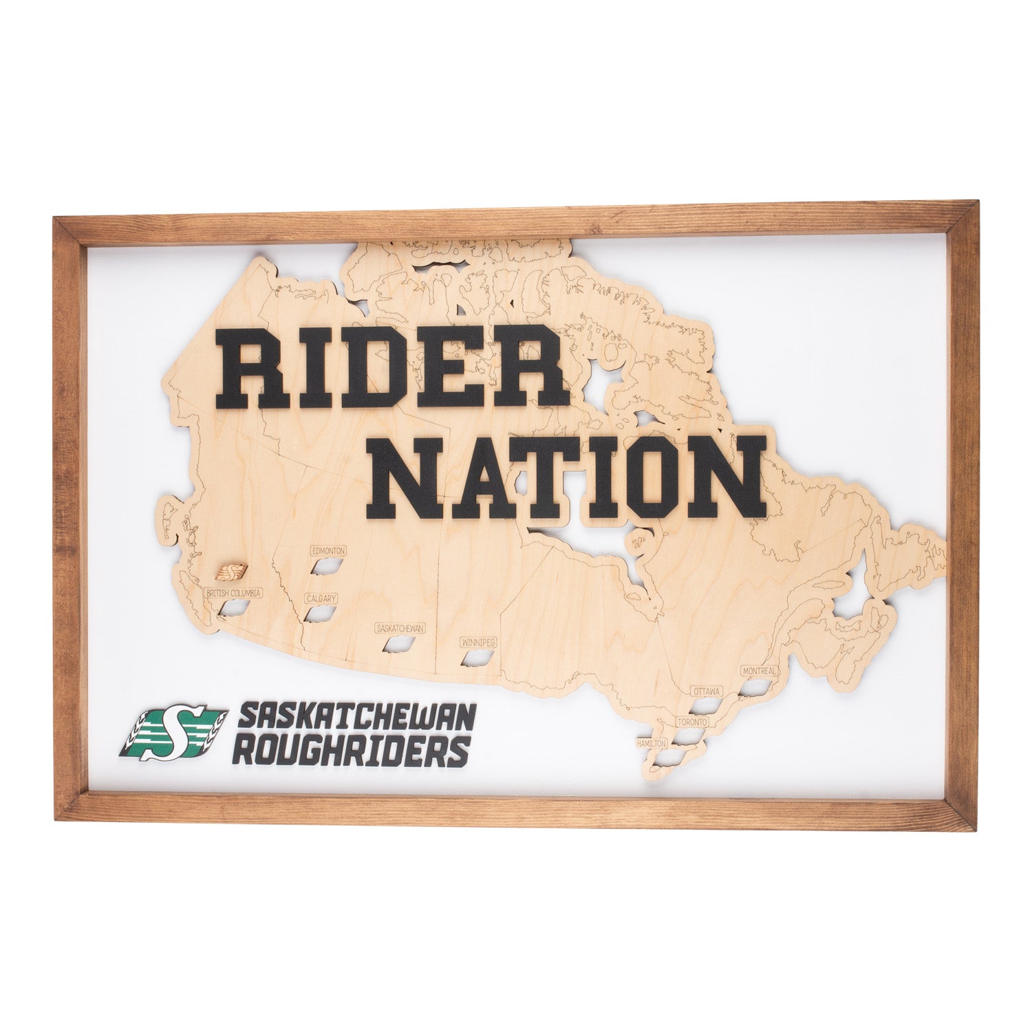 Rider Nation Map Sign