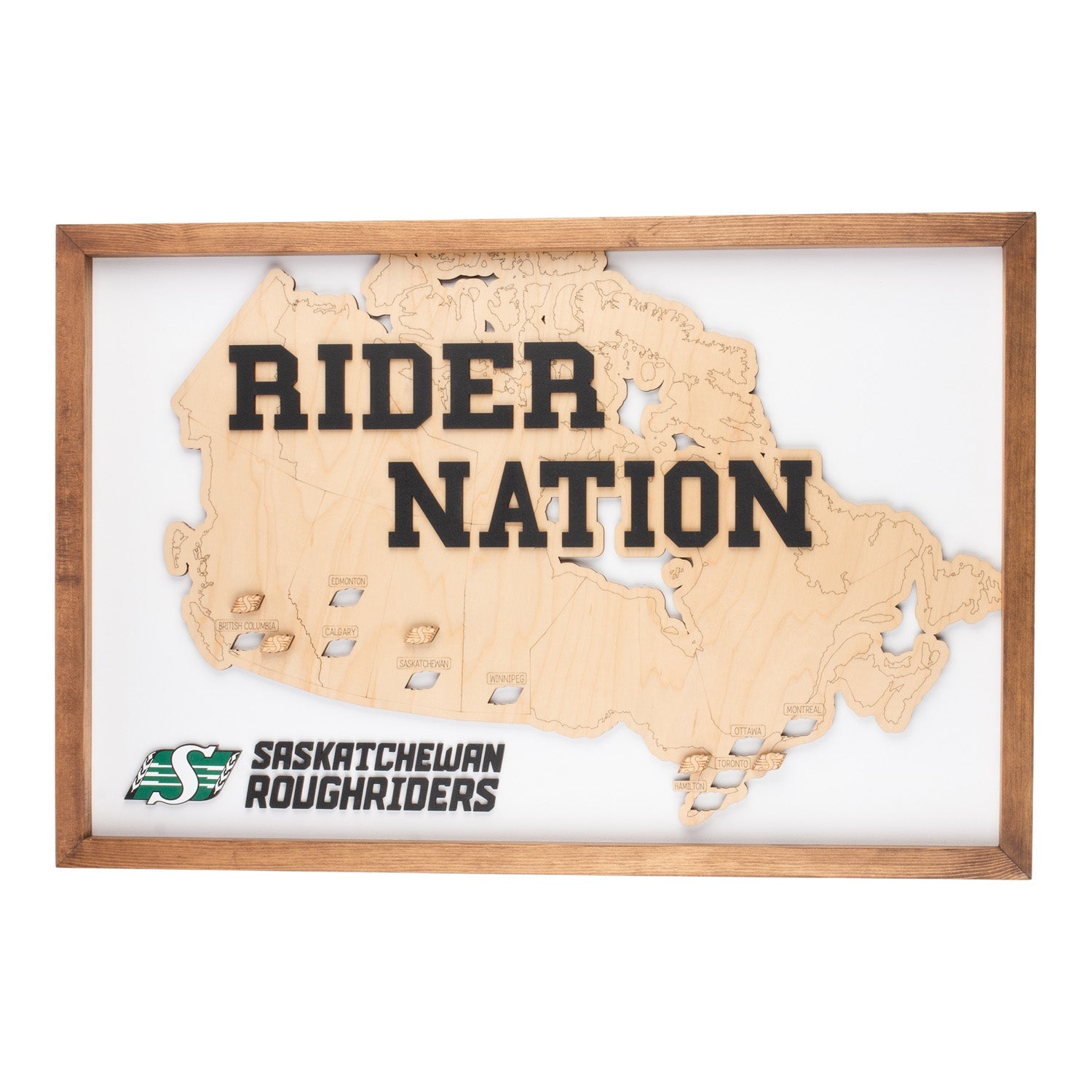 Rider Nation Map Sign
