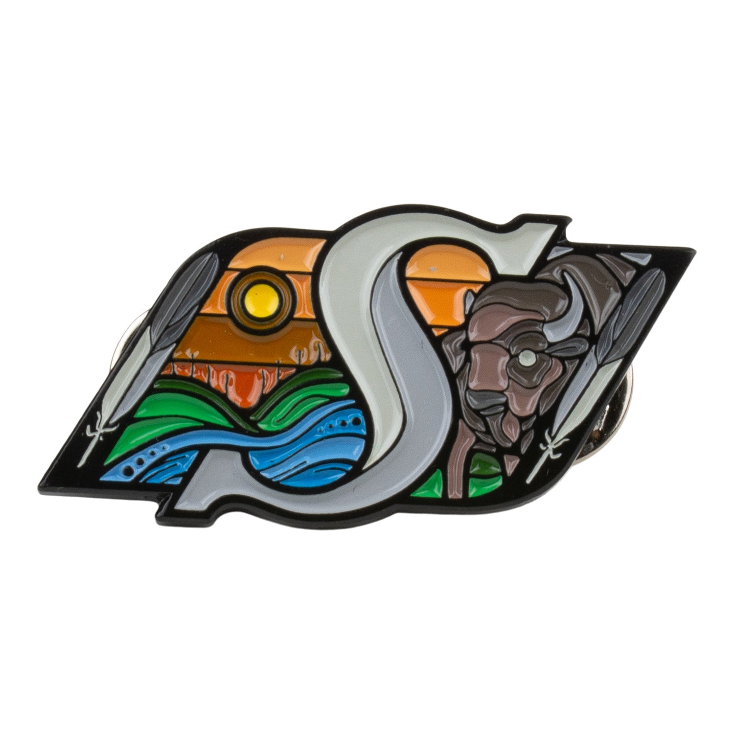 Full Colour Indigenous Logo Pin