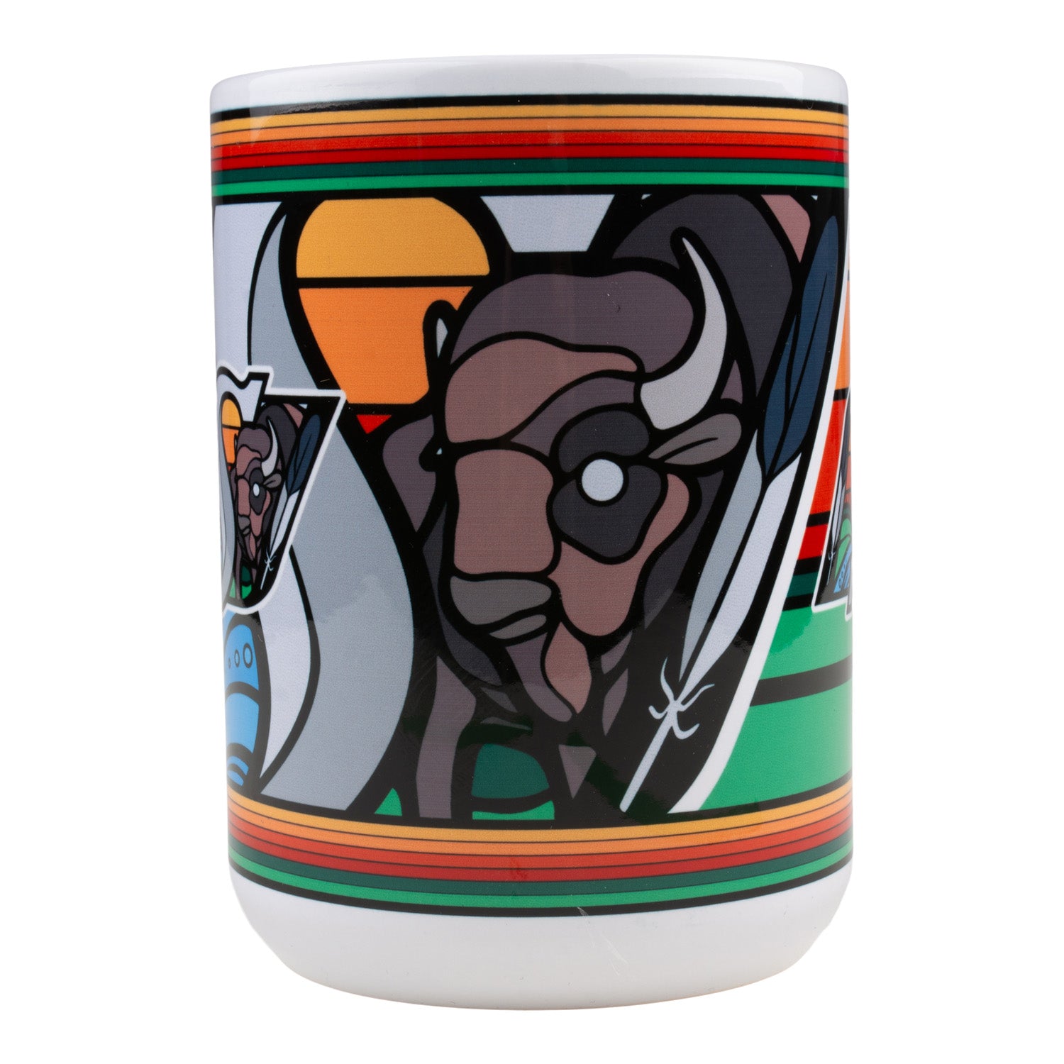 Full Colour Indigenous Logo 15oz Coffee Mug