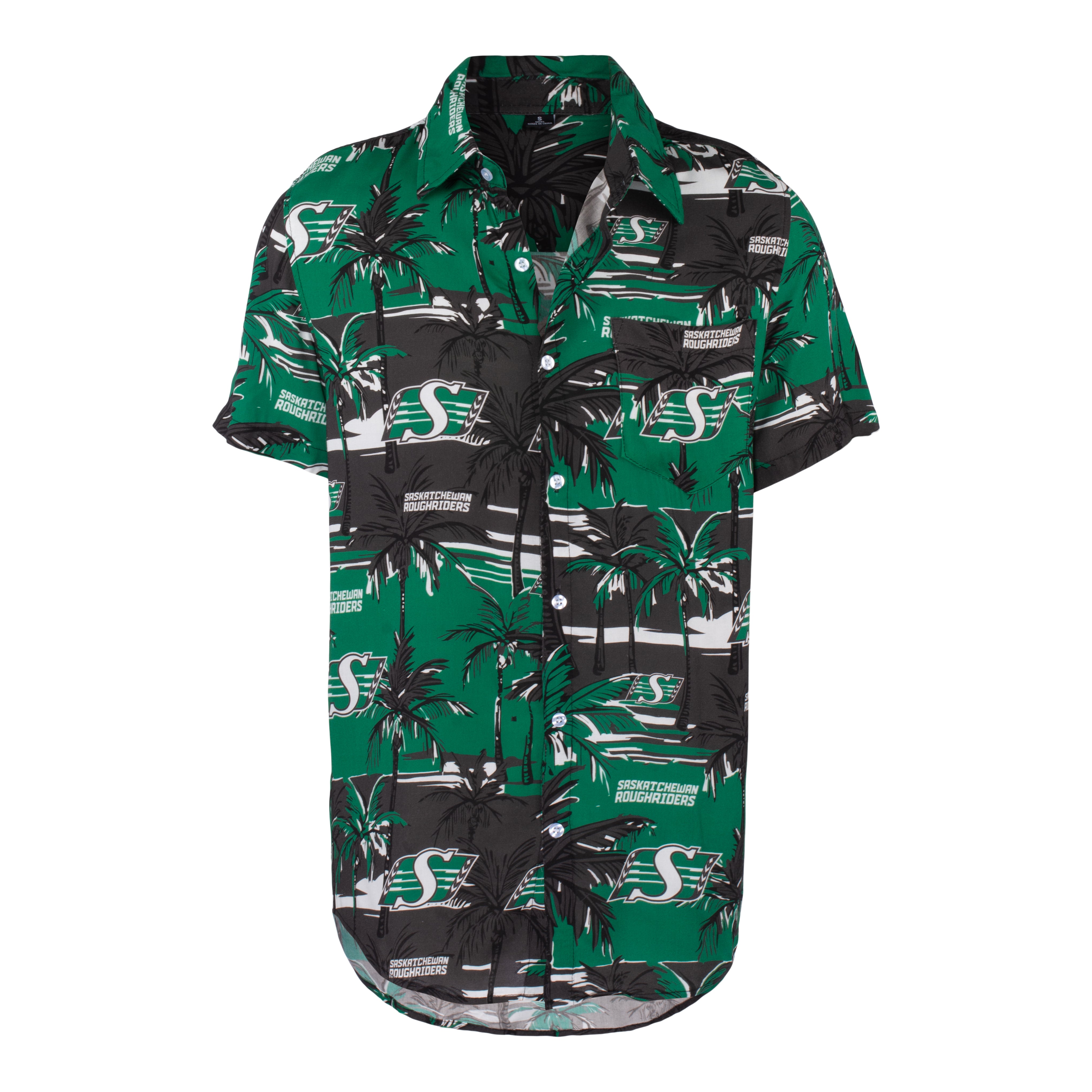 Palm Tree Floral Button Up Shirt