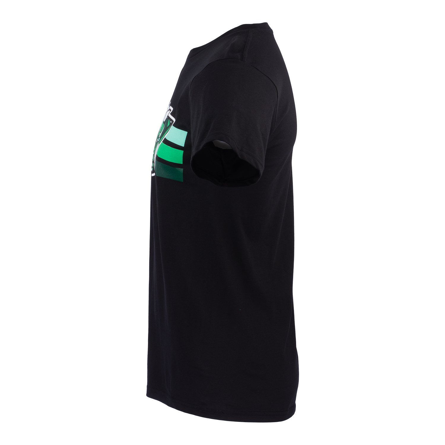 Indigenous Logo Stripe Black Tee