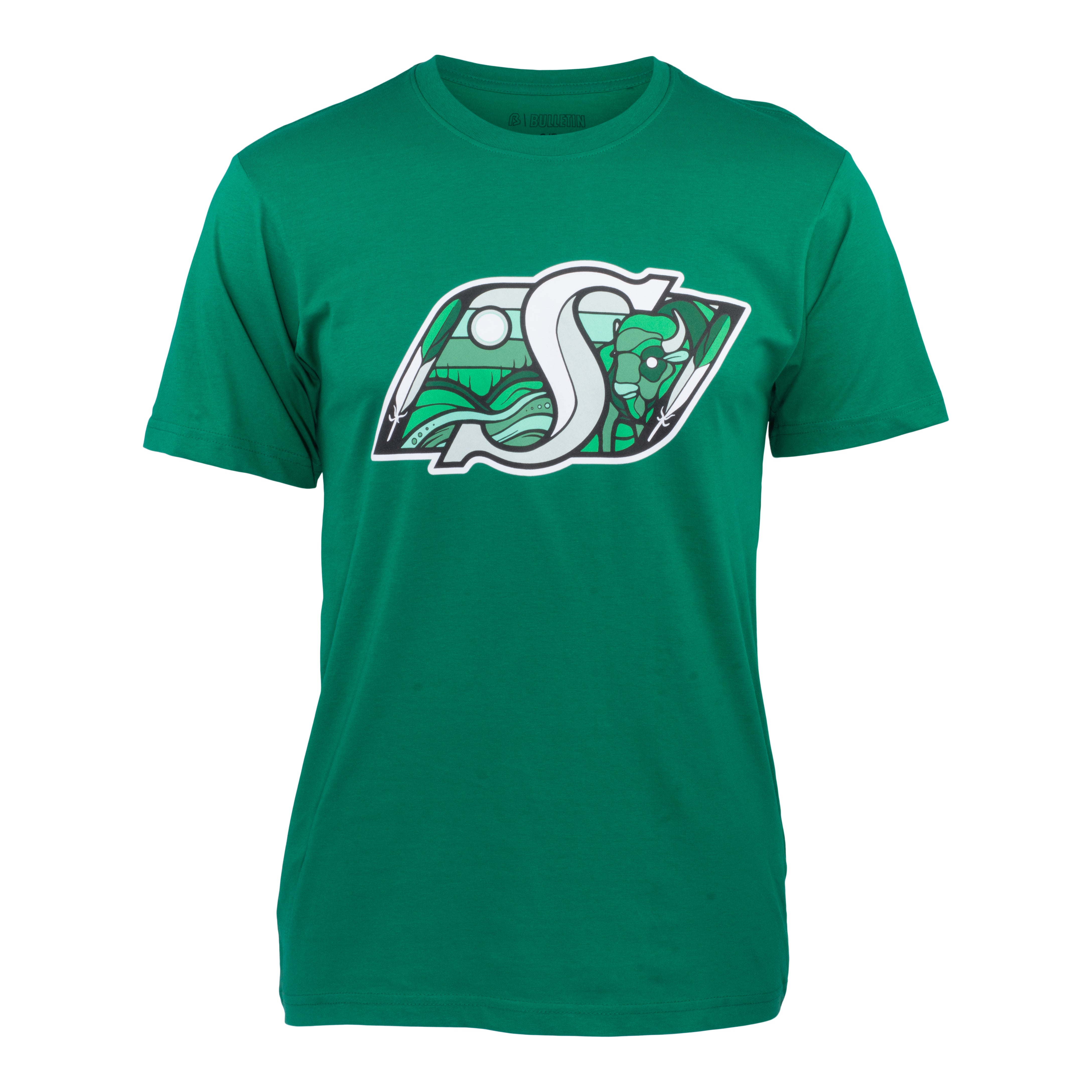 Indigenous Logo Green Tee