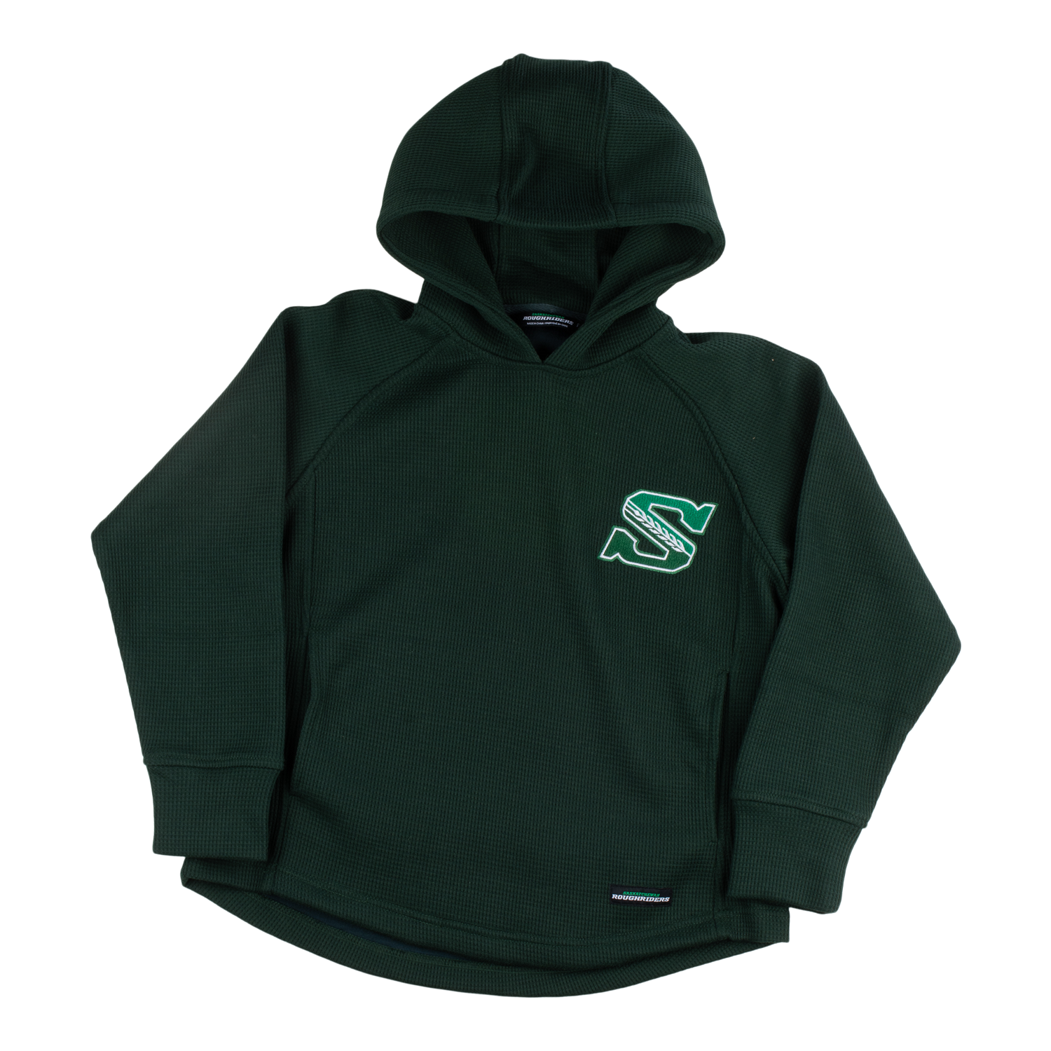 Youth Obsidian Waffle Hoodie