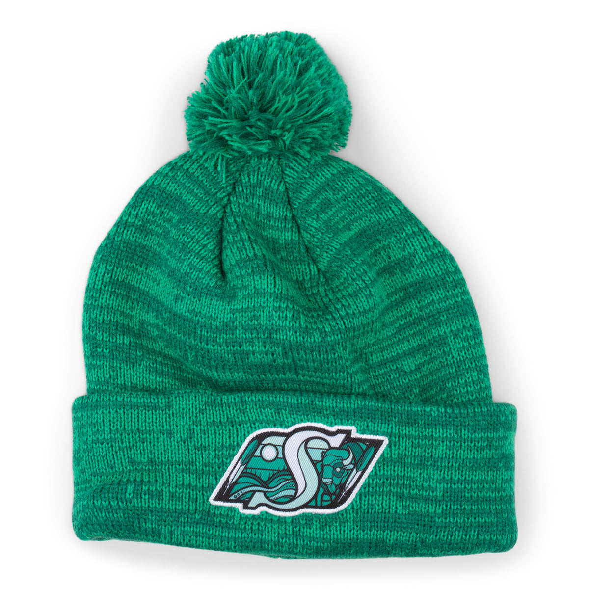 Indigenous Logo All Pepper Pom Knit