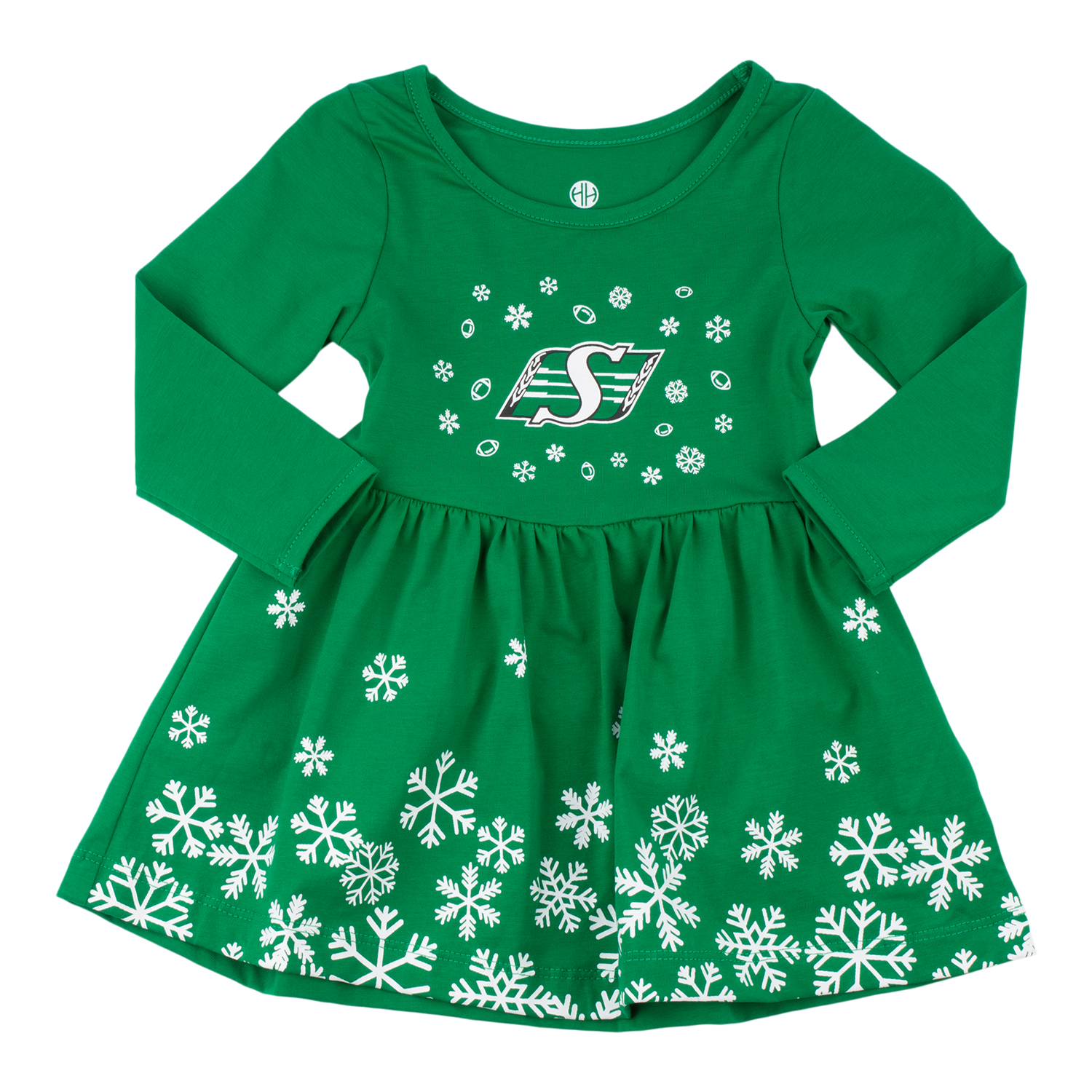infant holiday dress Suede Pattern Short Sleeve Baby Holiday Dress main image 1