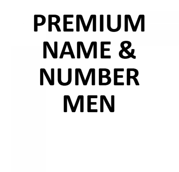 Premium Pressed Name & Number - Men