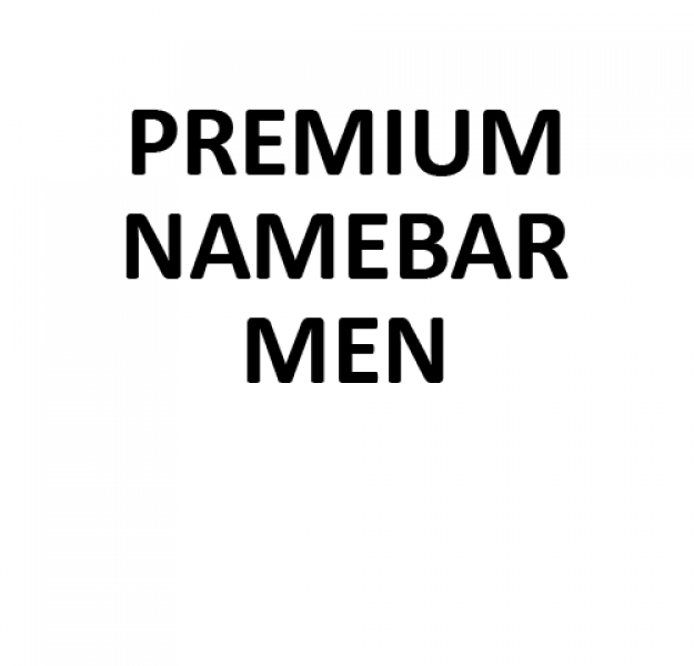Premium Pressed Namebar - Men