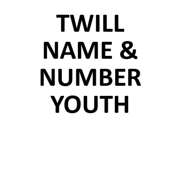Authentic Stitched Name & Number - Youth