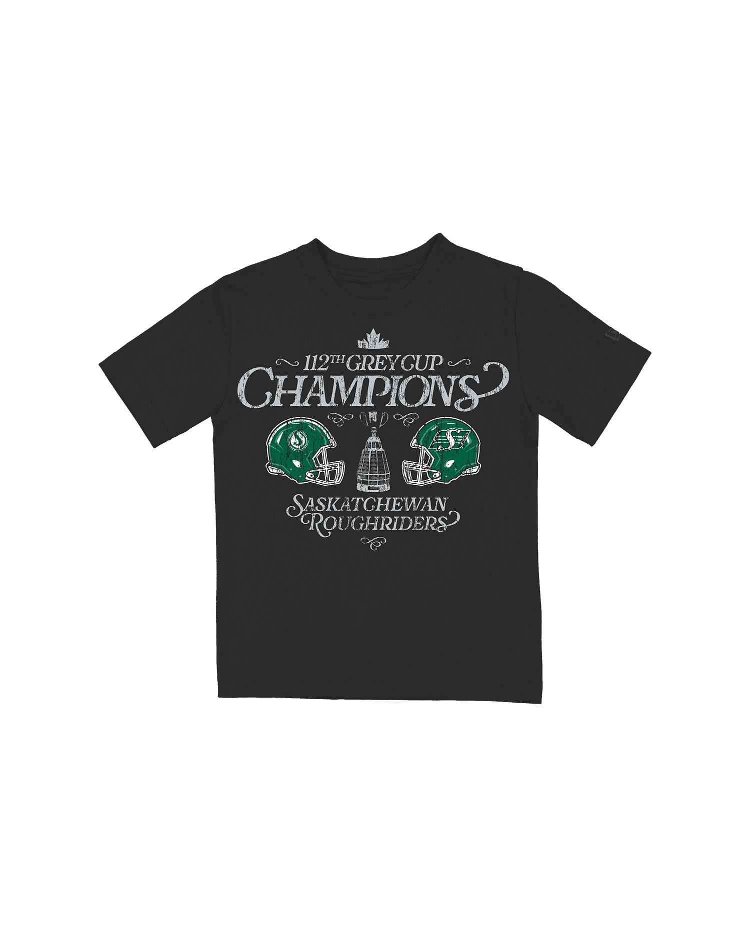 Youth 112 Grey Cup Champs Helmet Tee