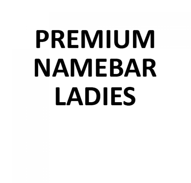 Premium Pressed Namebar - Ladies