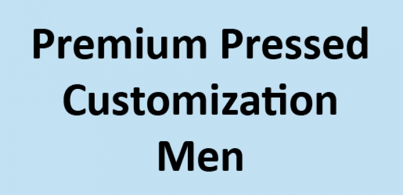 Premium Pressed Name & Number - Men