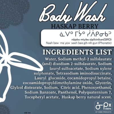 Nikihk Body Wash Haskap Berry 485ml