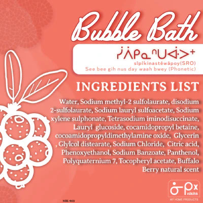 Nikihk Bubble Bath Buffalo Berry 485ml