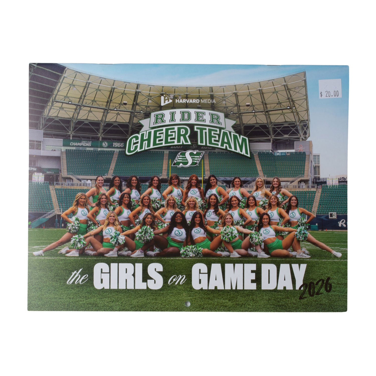 2026 Rider Cheer Team Calendar