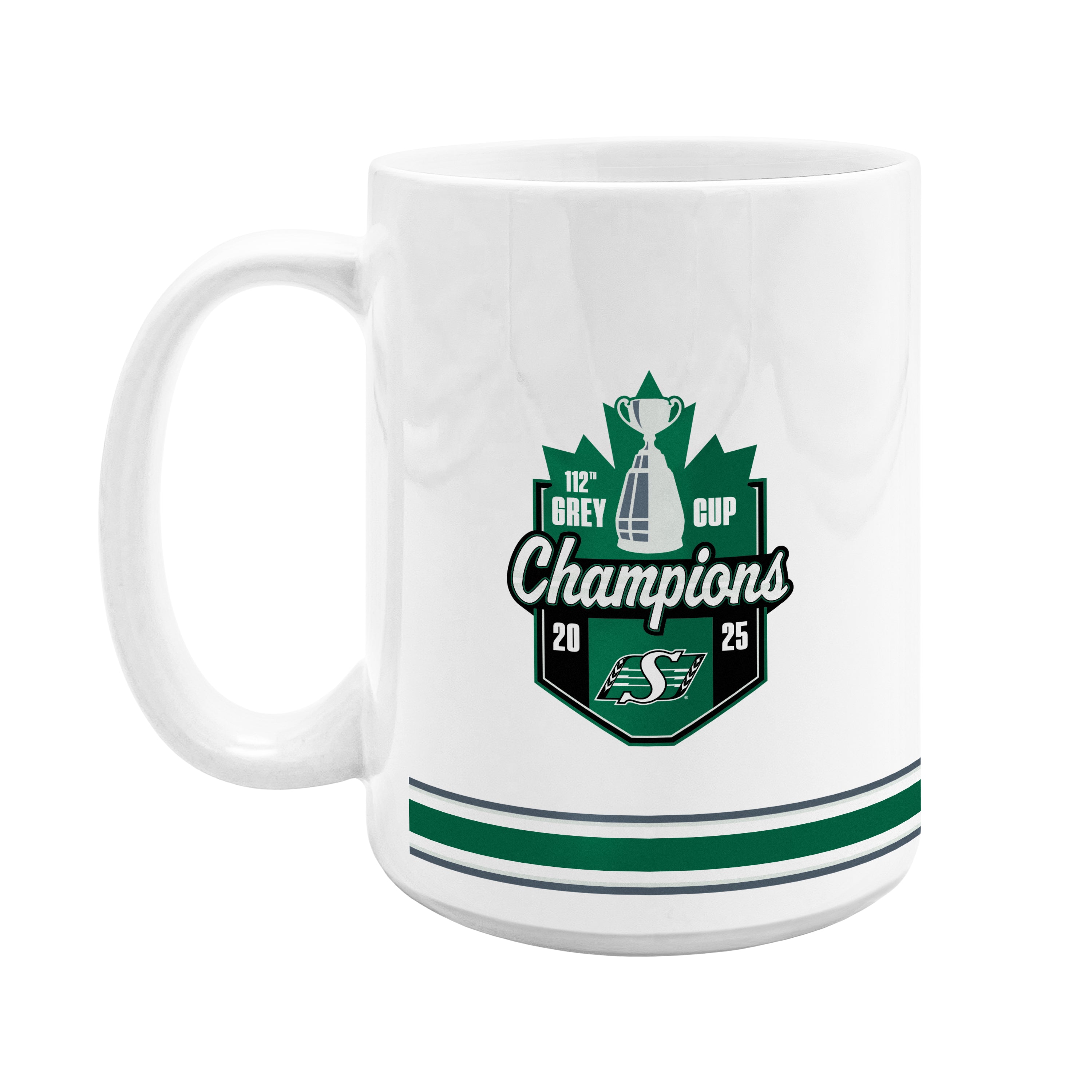 112 Grey Cup Champs 15oz Stats Ceramic Mug