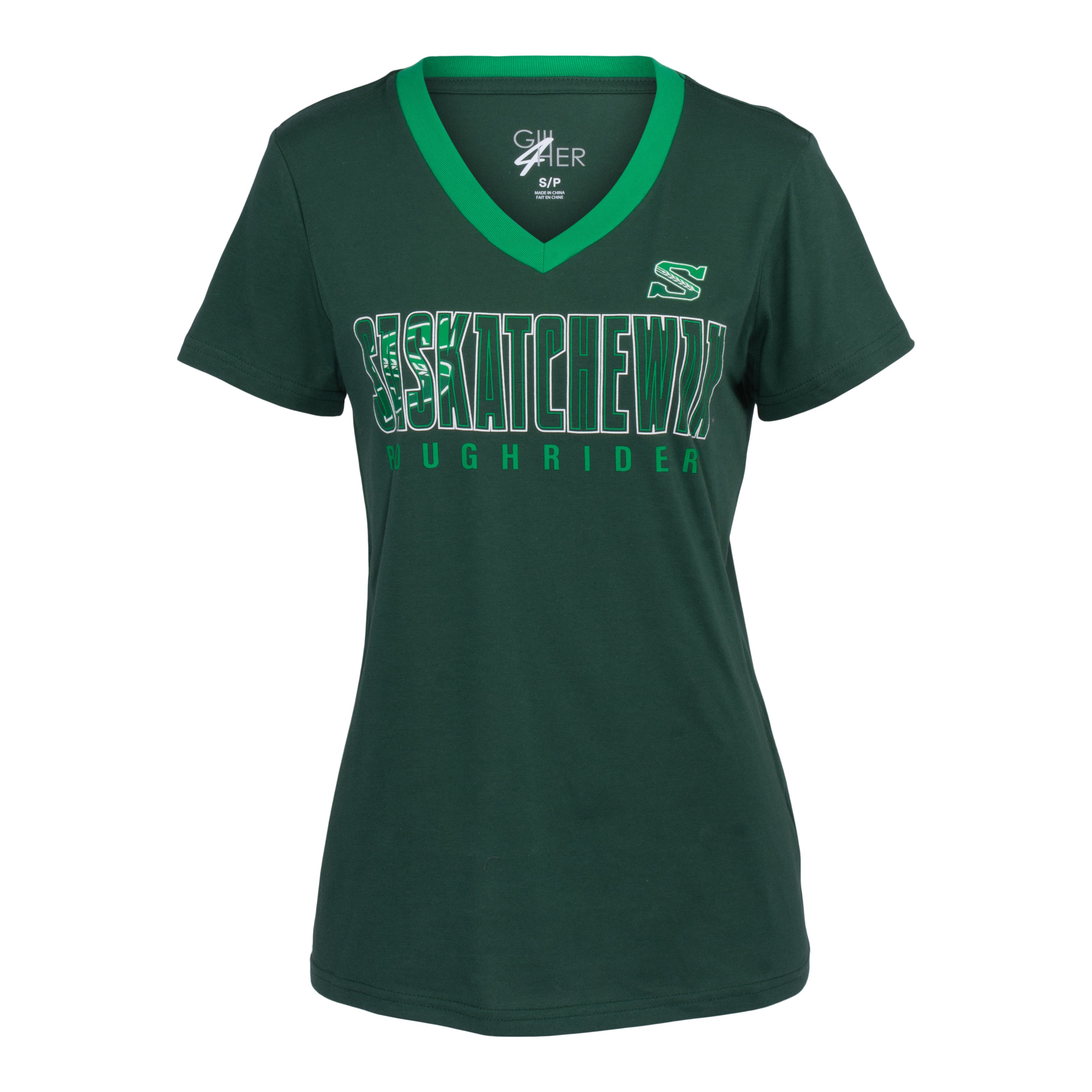 Women's Obsidian Best Team V-Neck Tee