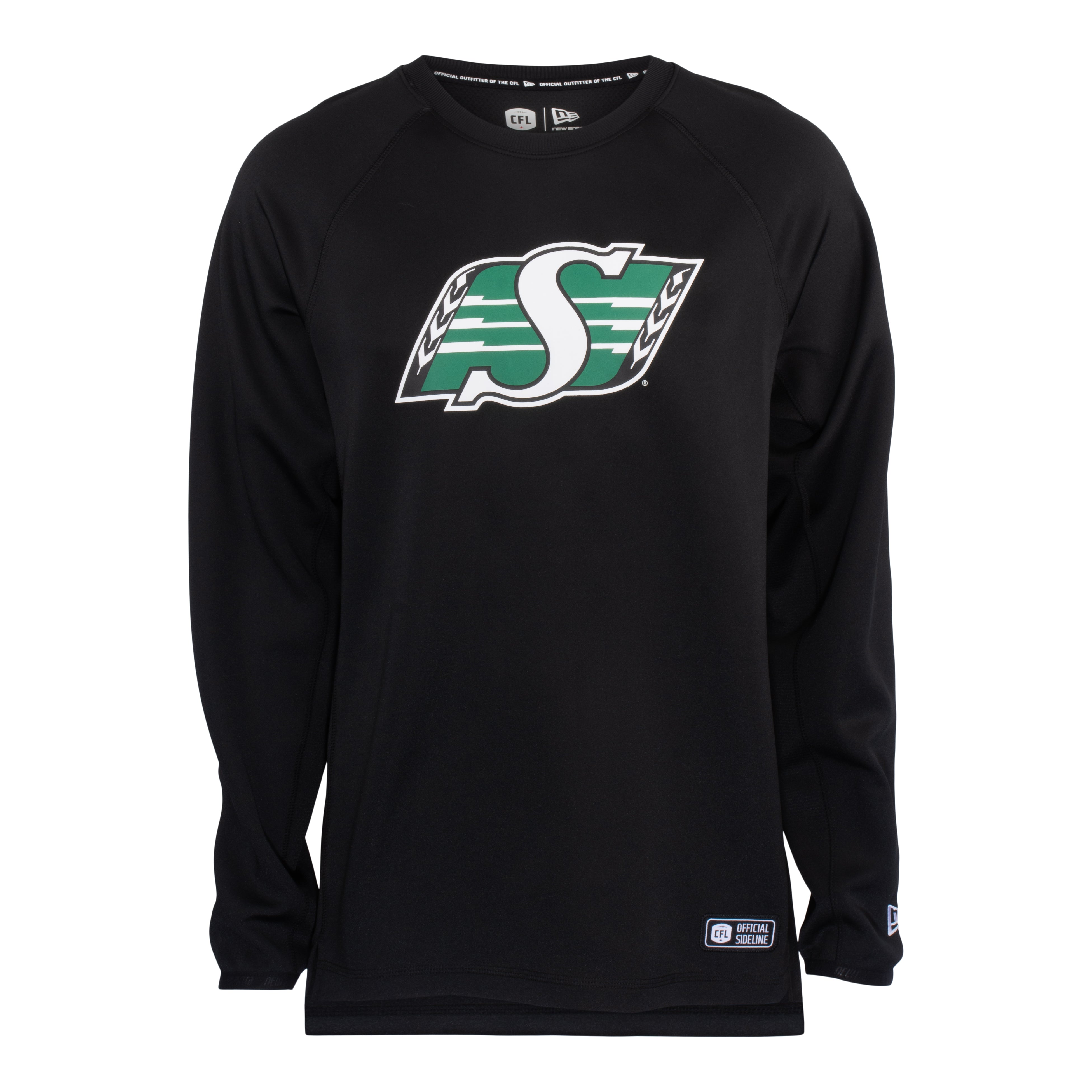 Sideline Black Keen Performance Crewneck