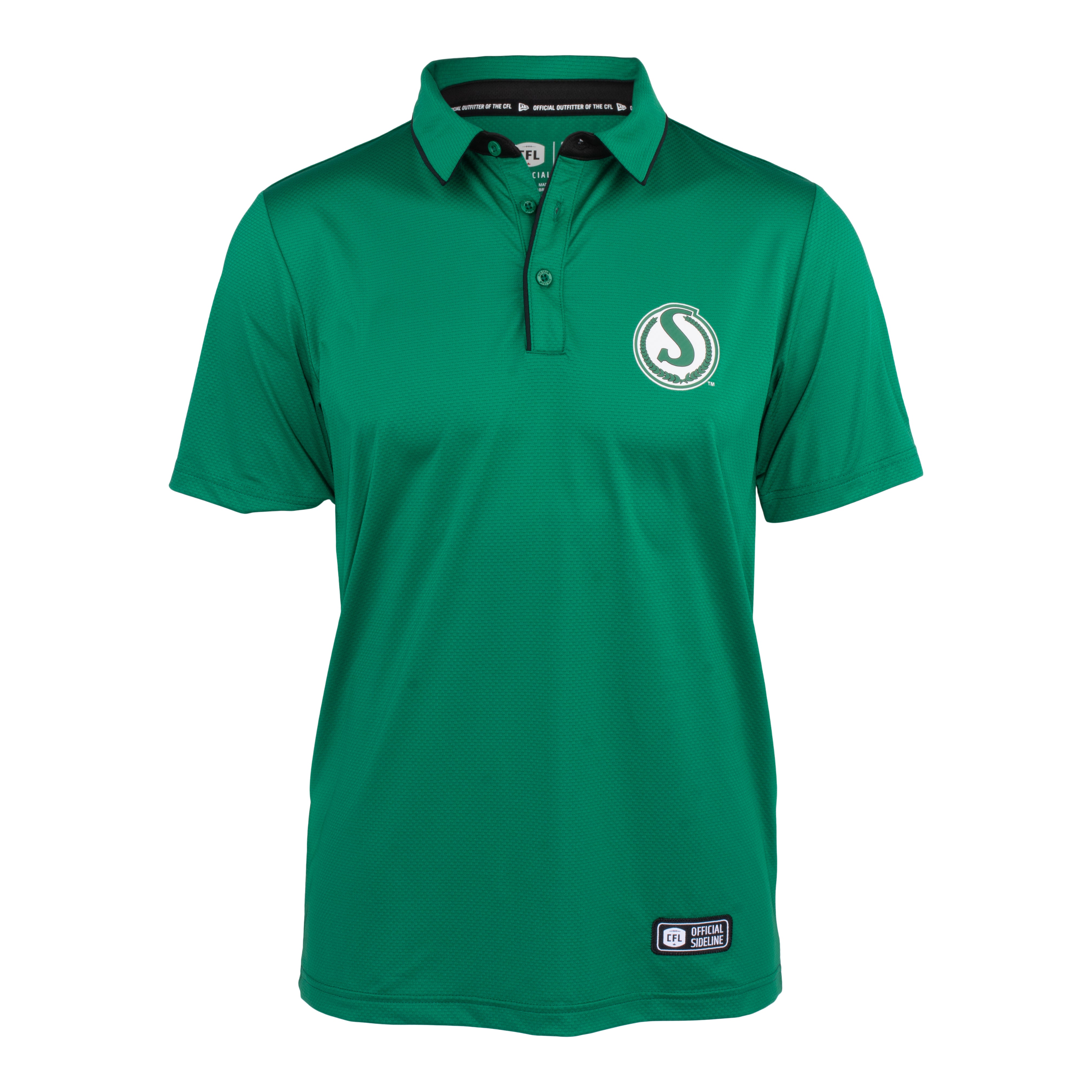 Sideline Green Retro Drive Performance Polo