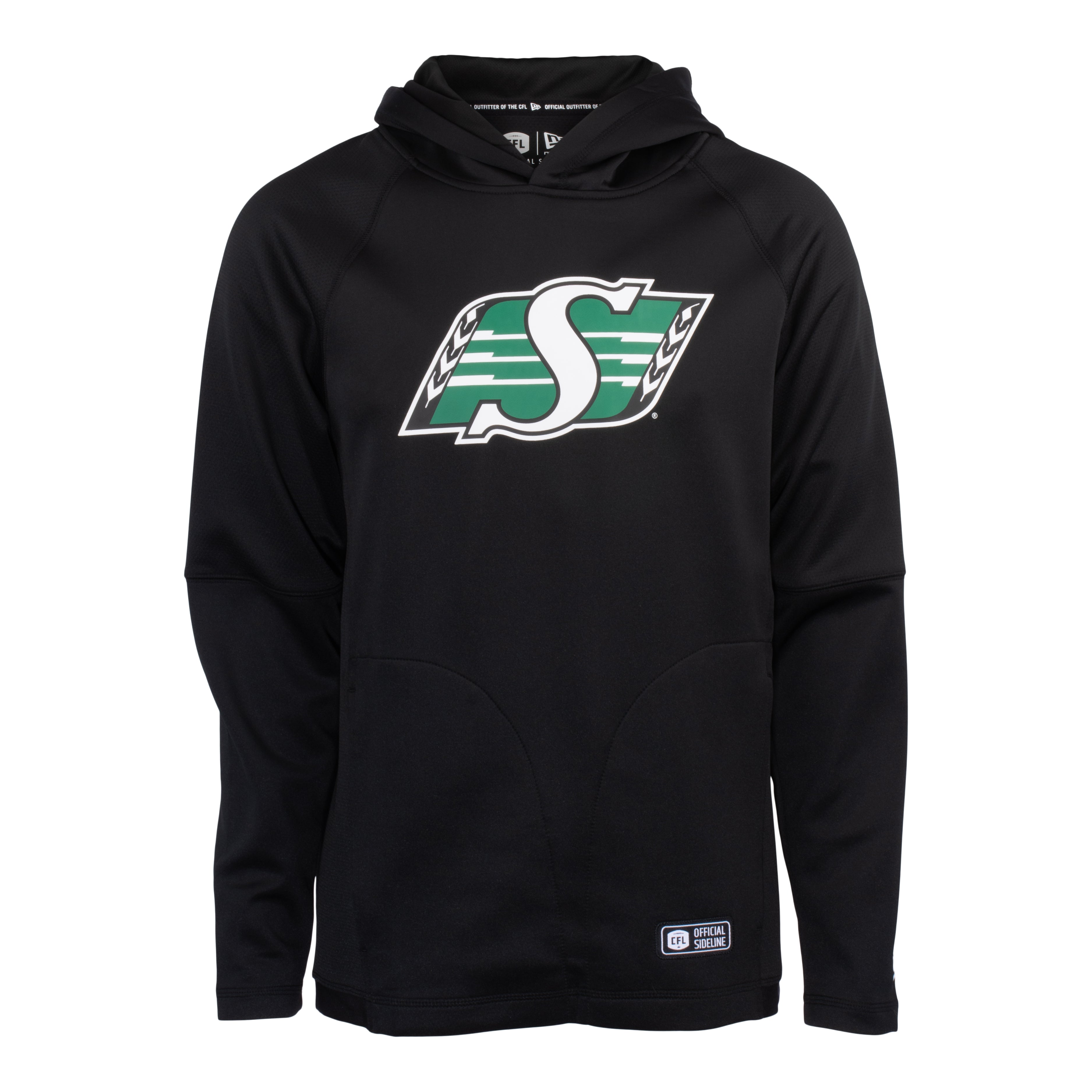 Sideline Black Metam Performance Knit Hoodie