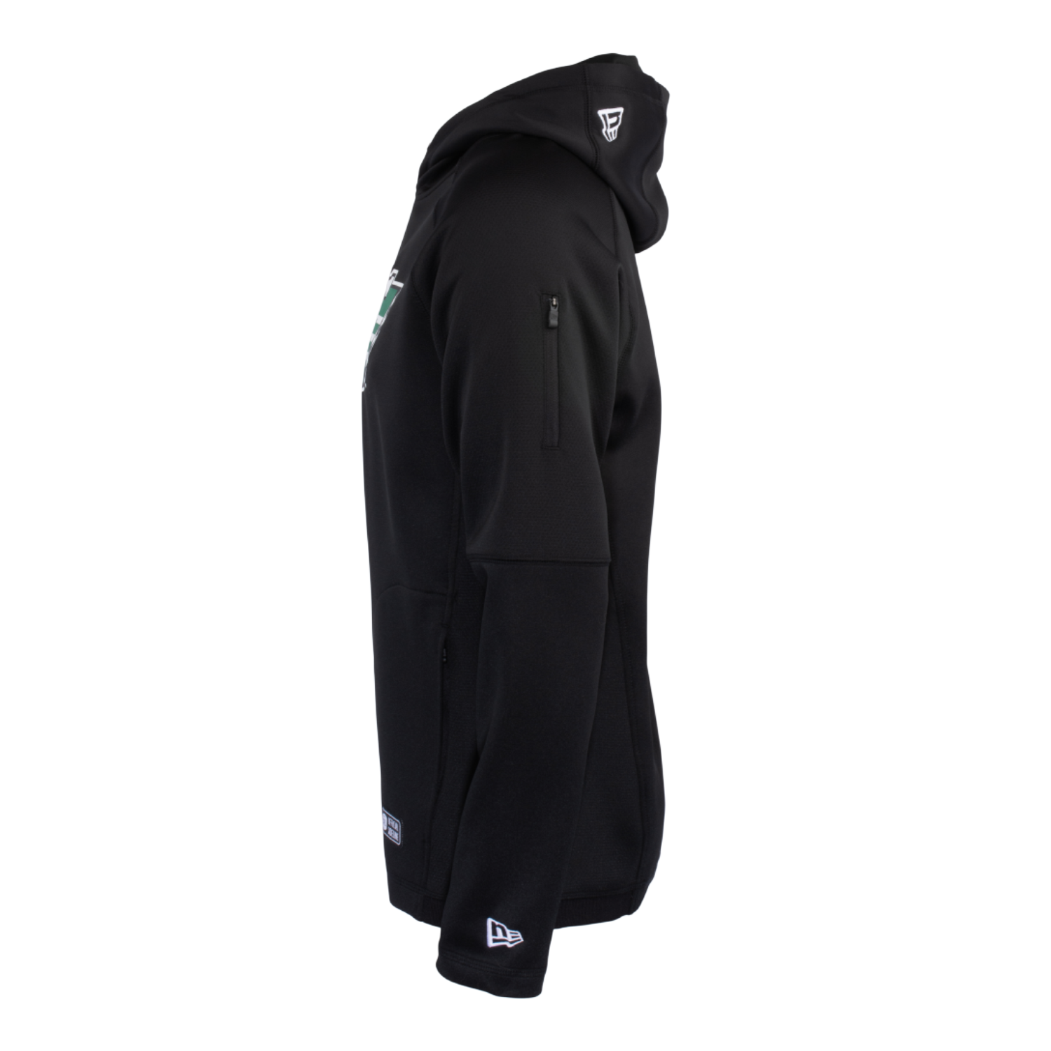 Sideline Black Metam Performance Knit Hoodie