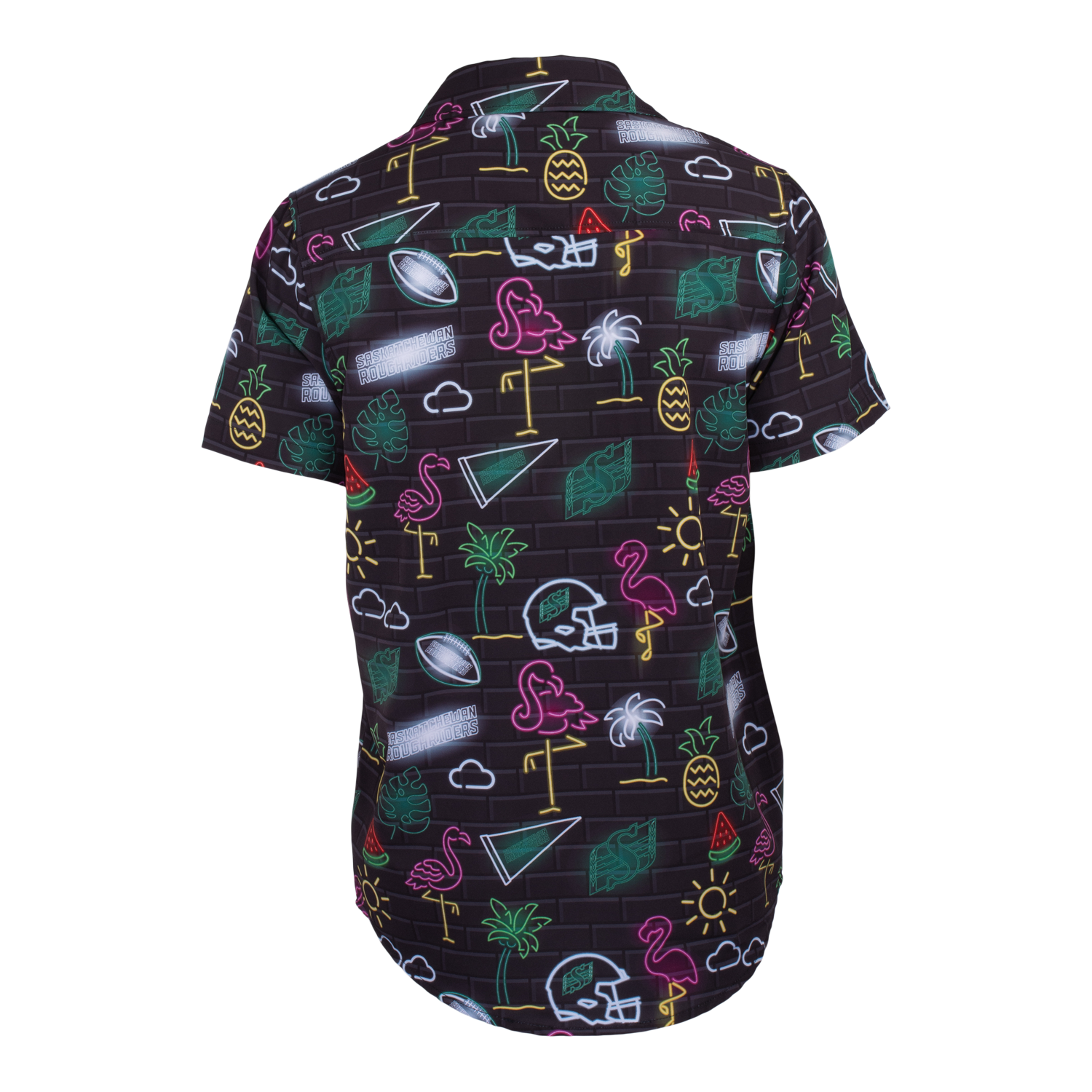 Repeat Neon Logo Button Up Shirt