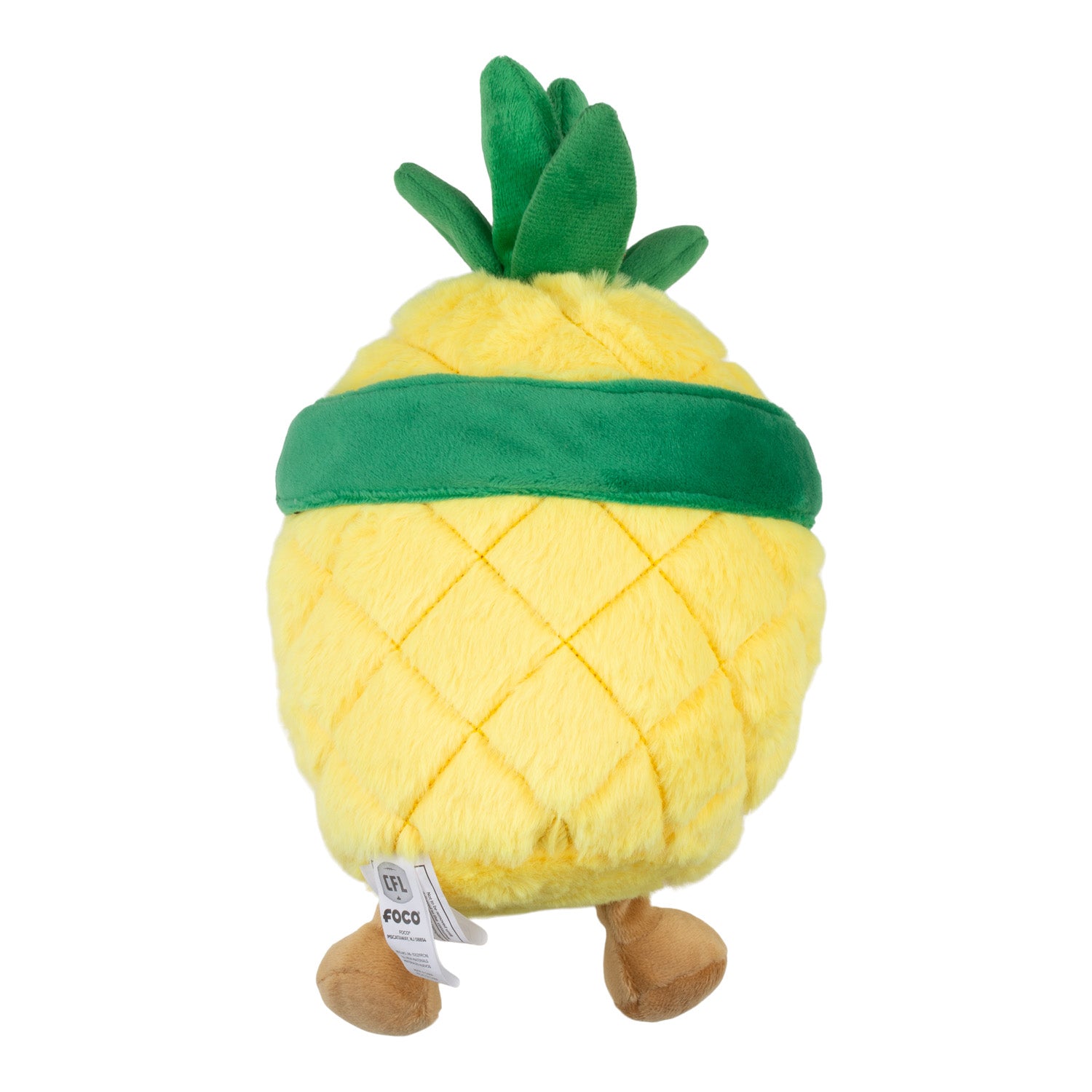 10" Plush Pineapple Wearing Visor