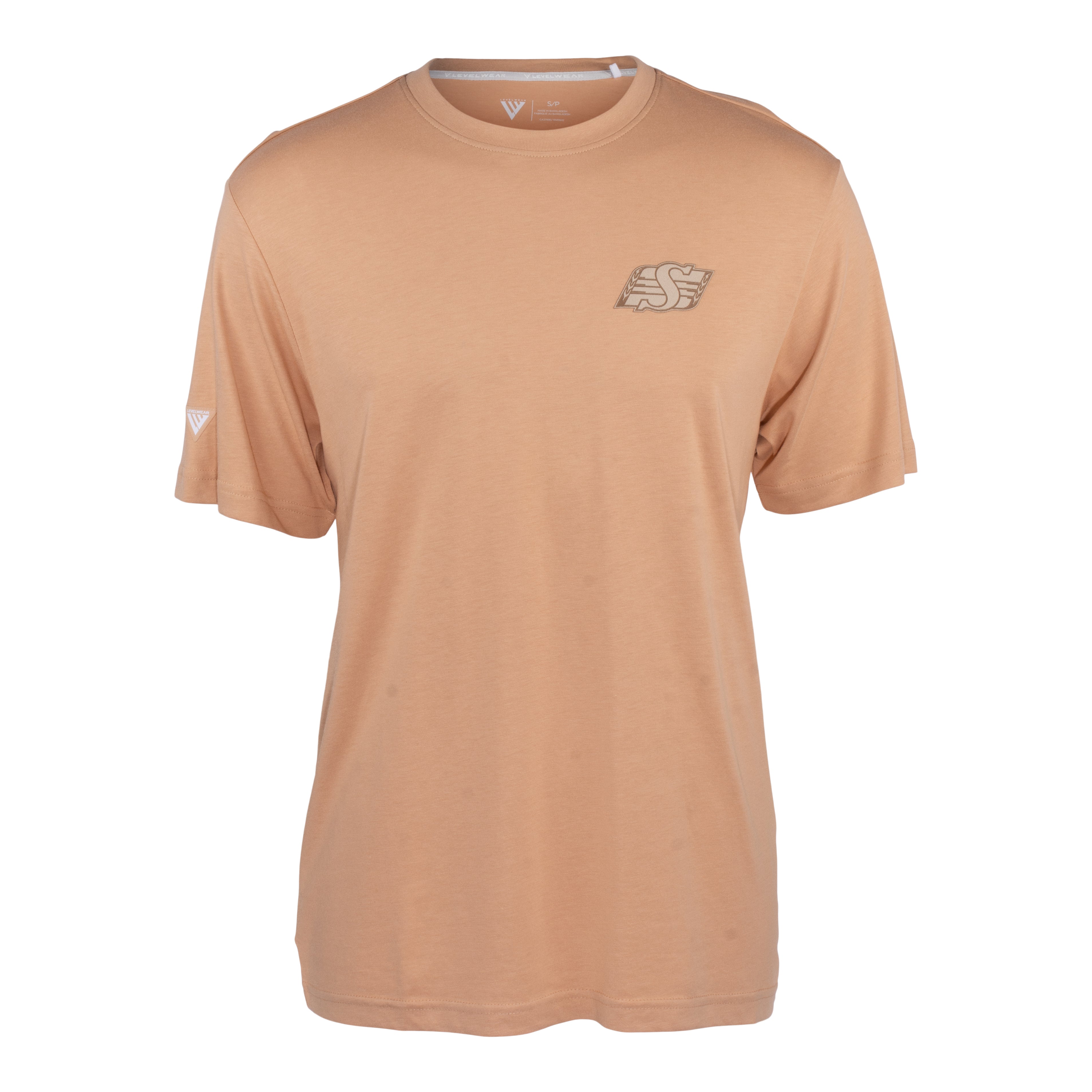 Elevate Etched Suede Logo Tee