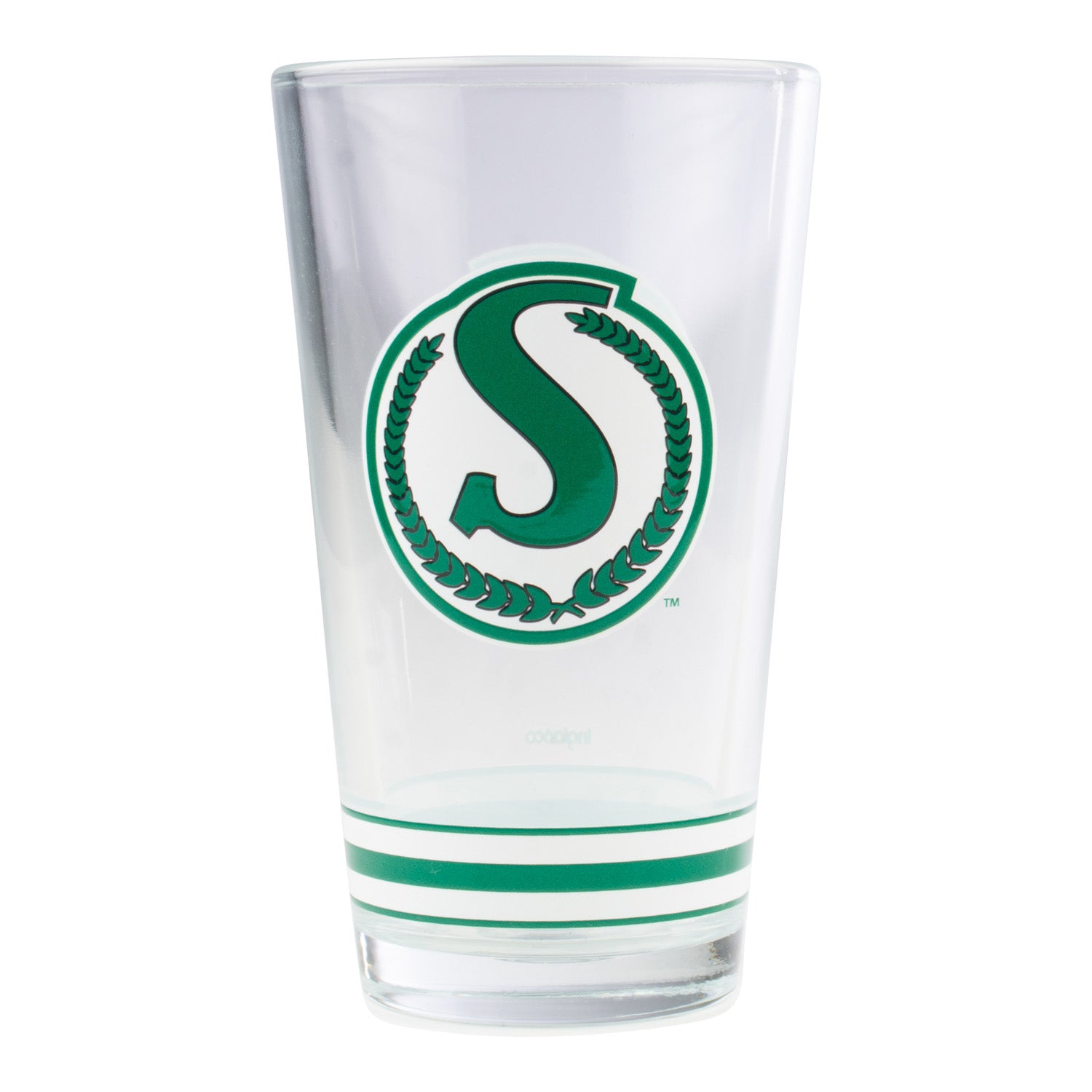 16oz Banner Mixing Glass Retro
