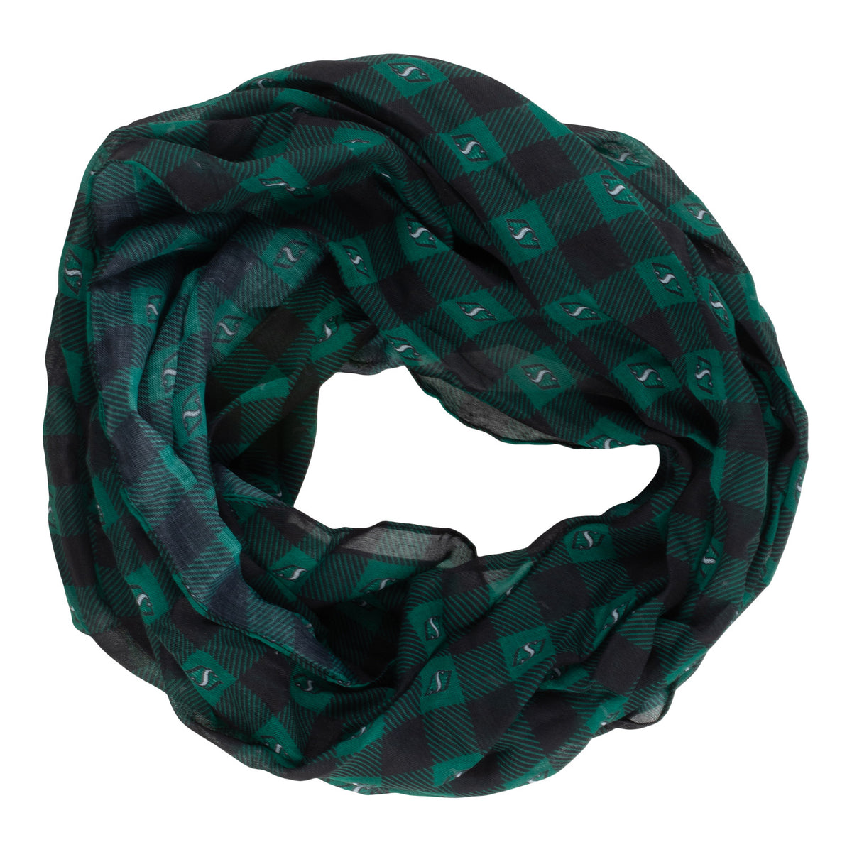 Women's Flannel Print Infinity Scarf