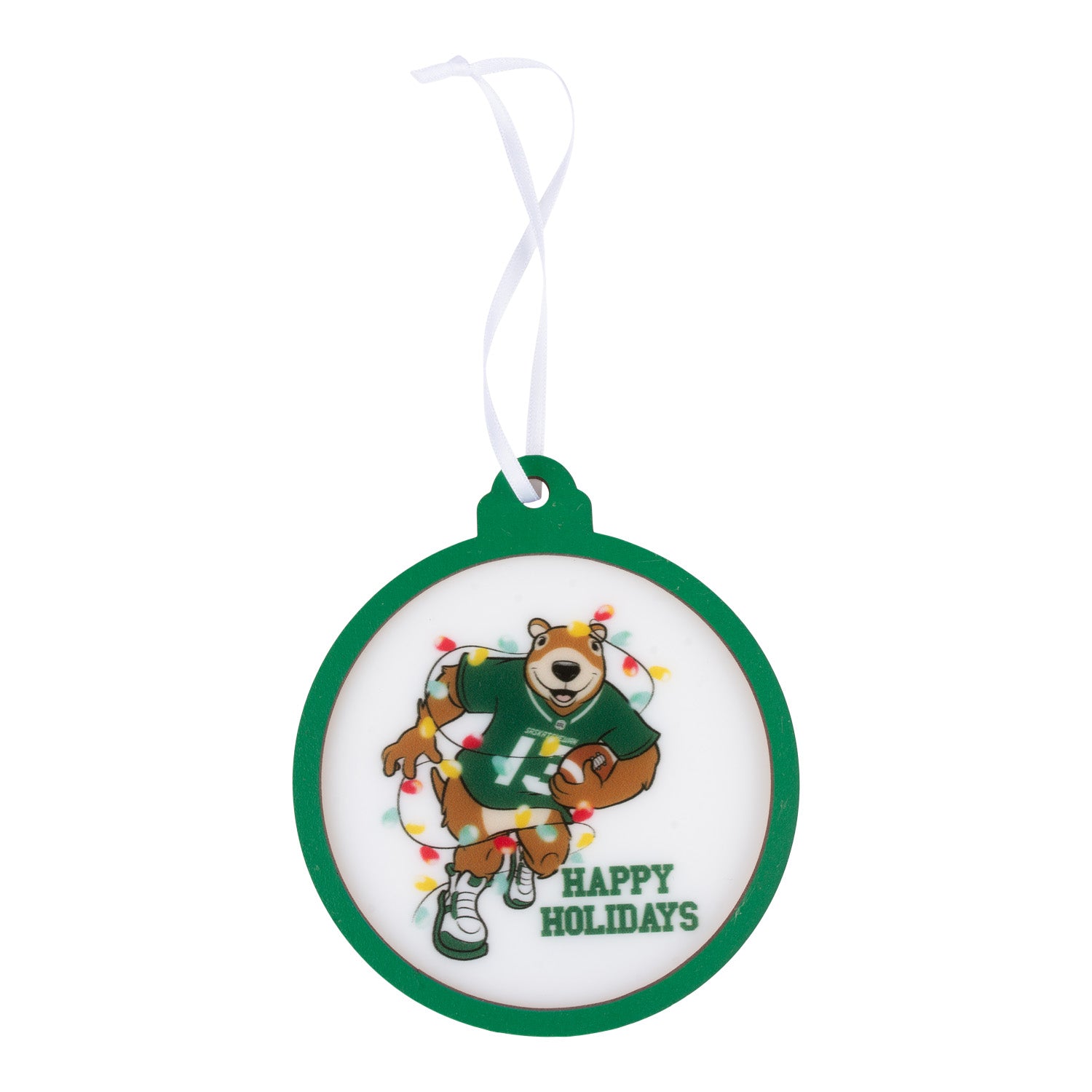 Gainer Green Ring Printed Ornament