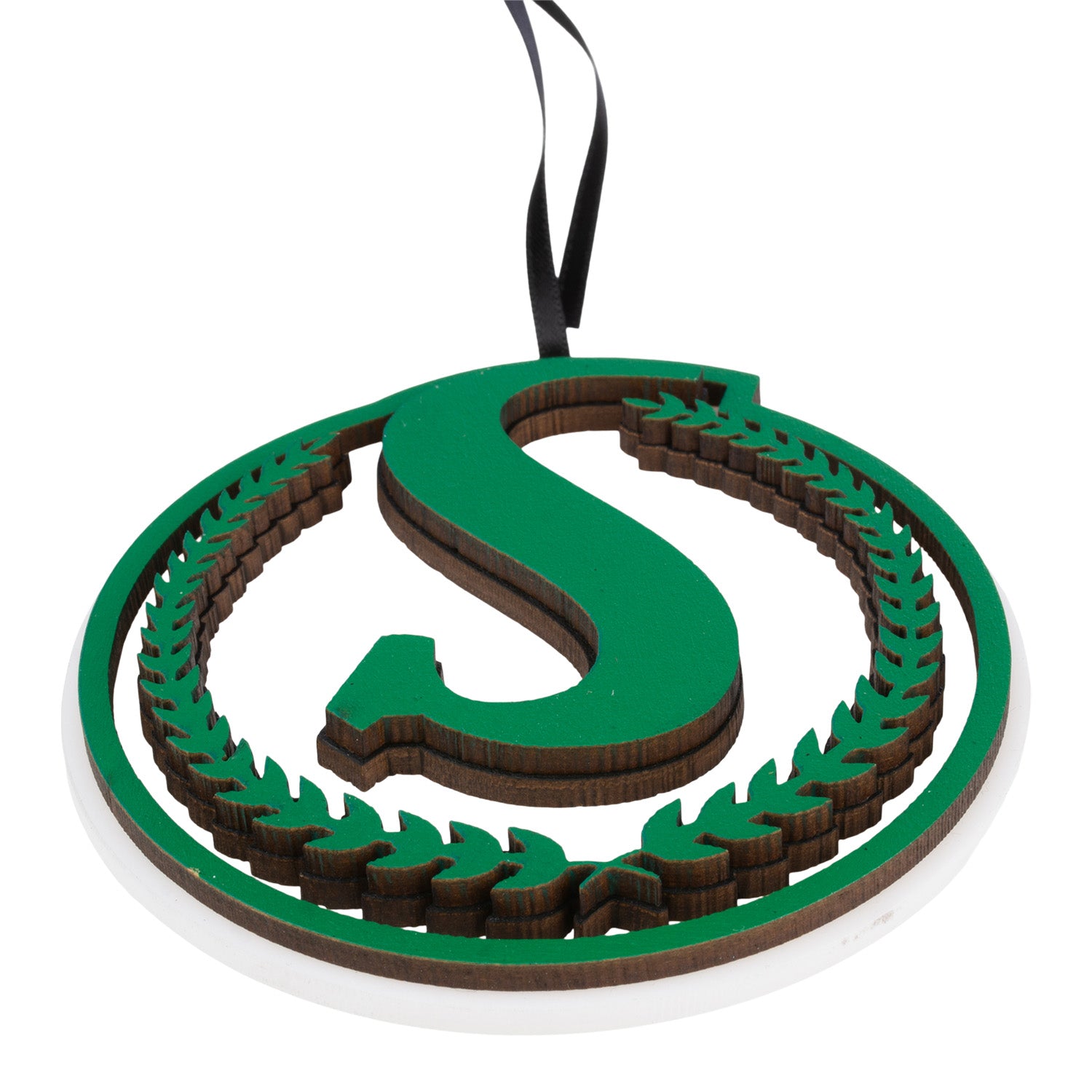 Retro 3D Logo Ornament