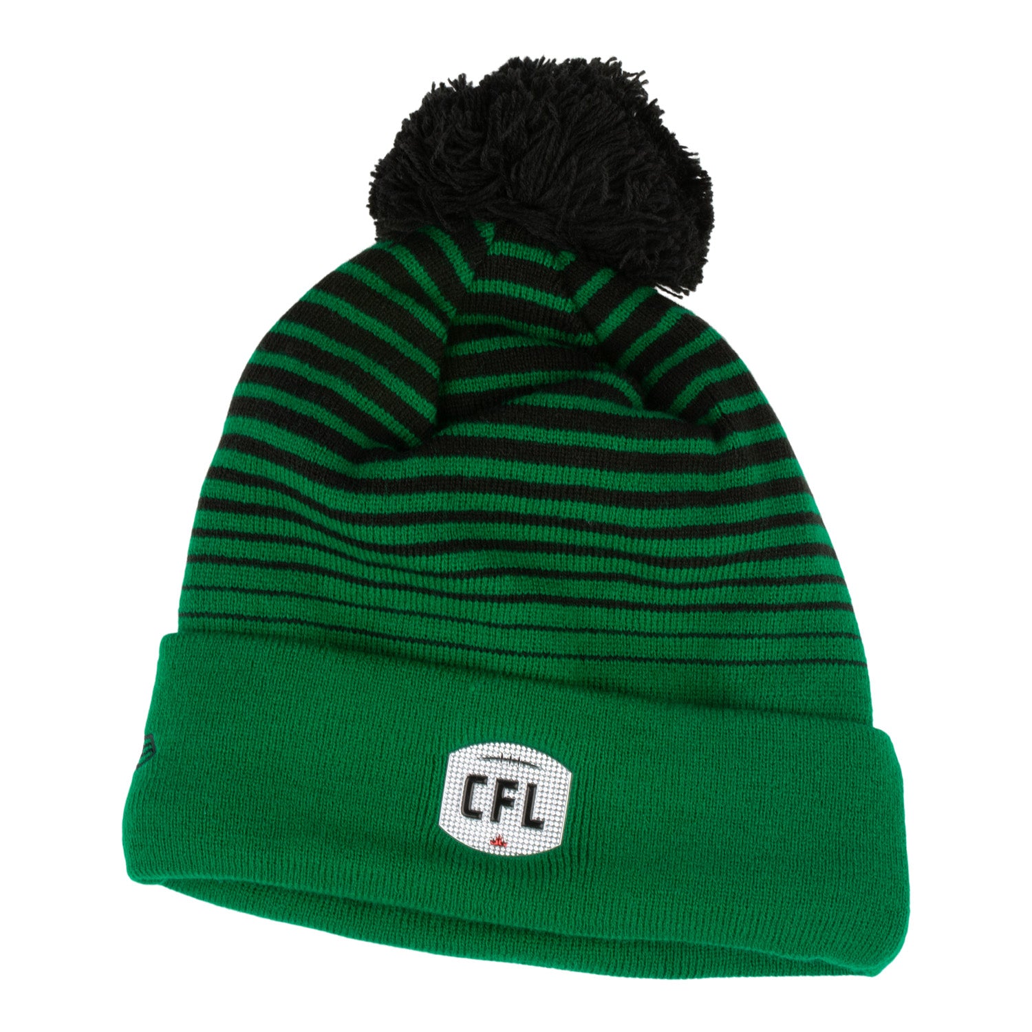 Sideline Green Dash Pom Knit