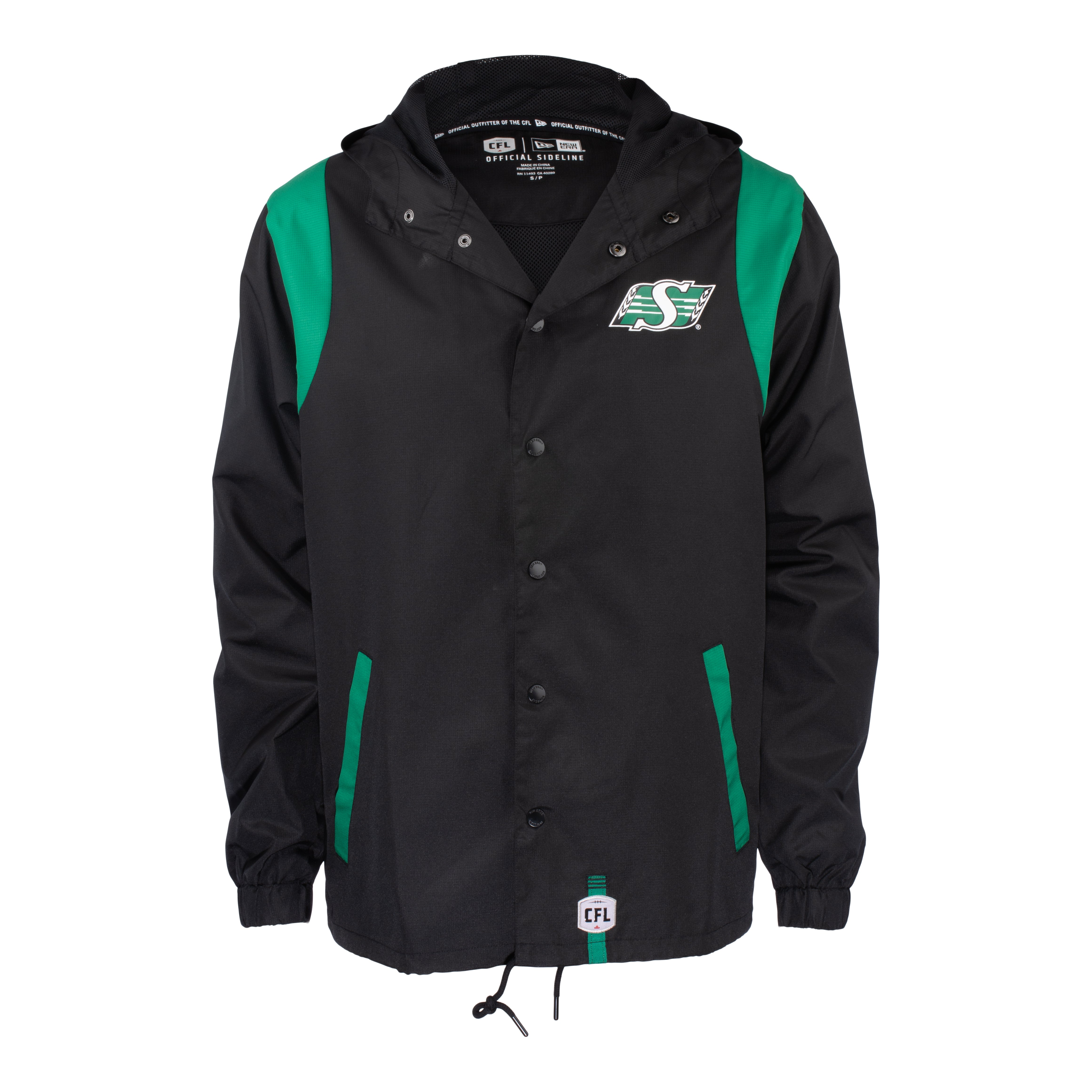 Sideline Marty Ripstop Coach Jacket Black