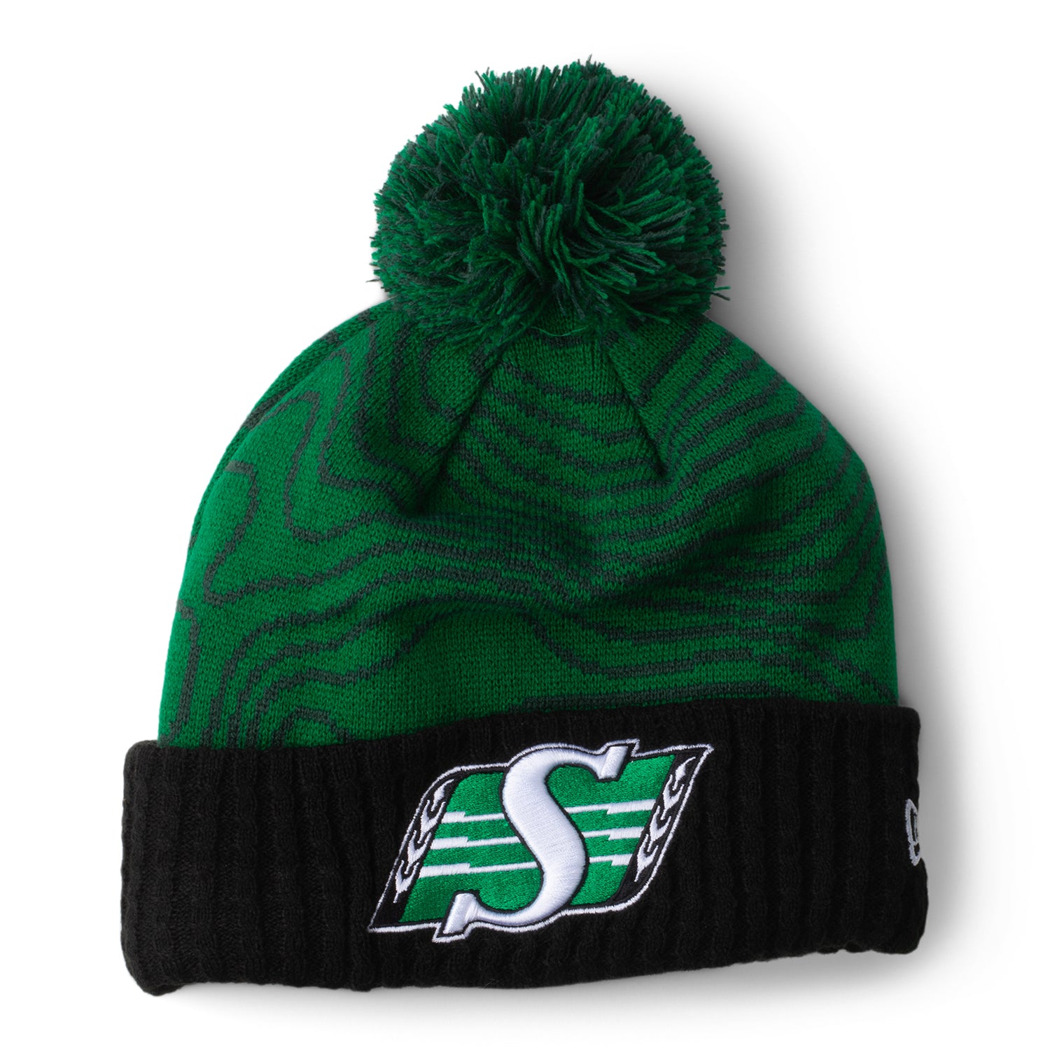 Sideline Pom Knit Green