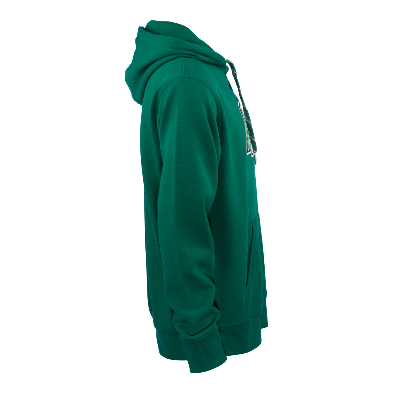 Indigenous Logo Green Crest Hoodie