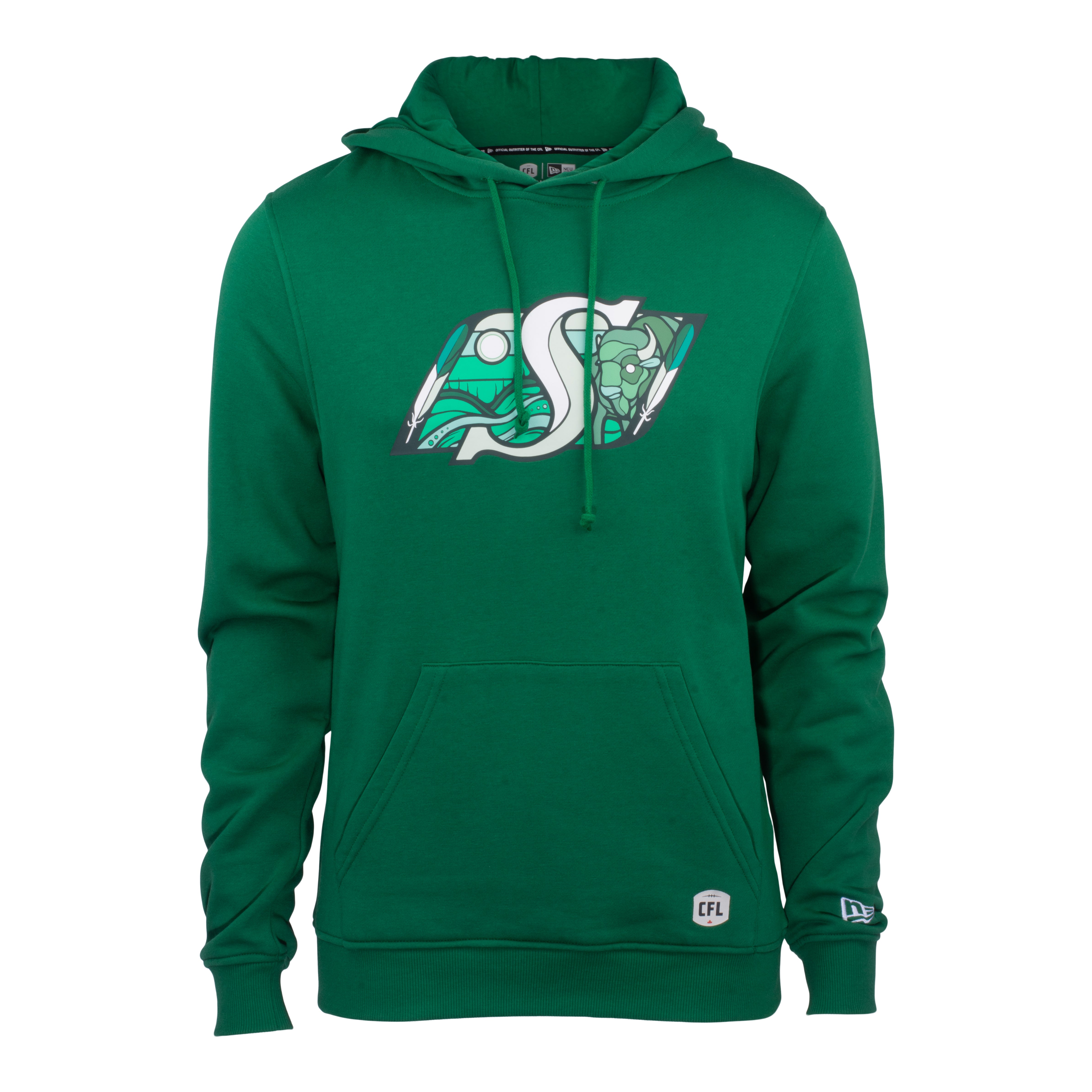 Indigenous Green Hoodie