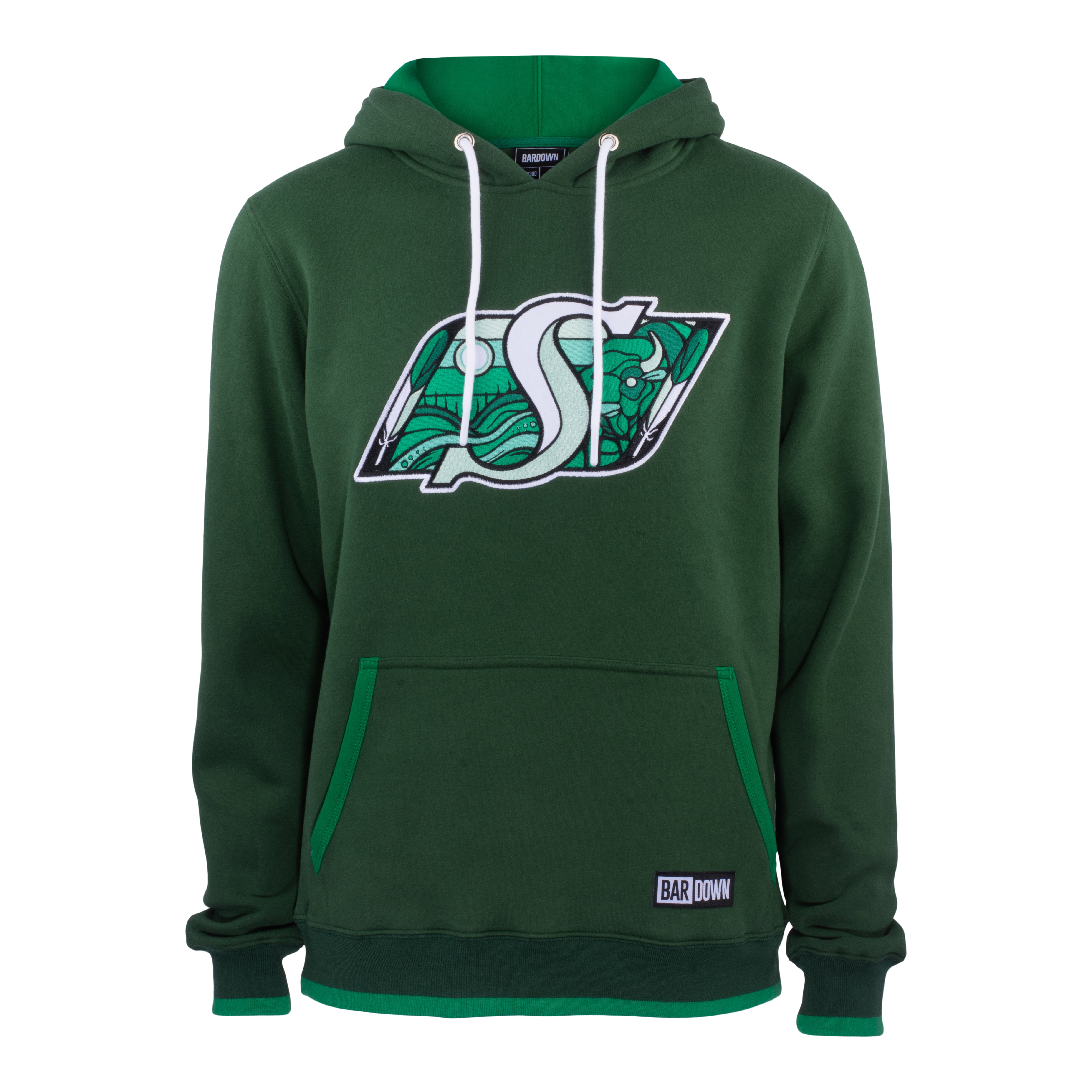 Indigenous Logo Edge Coloured Hoodie