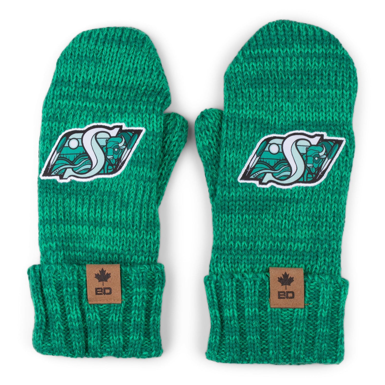 Indigenous Logo All Pepper Mittens