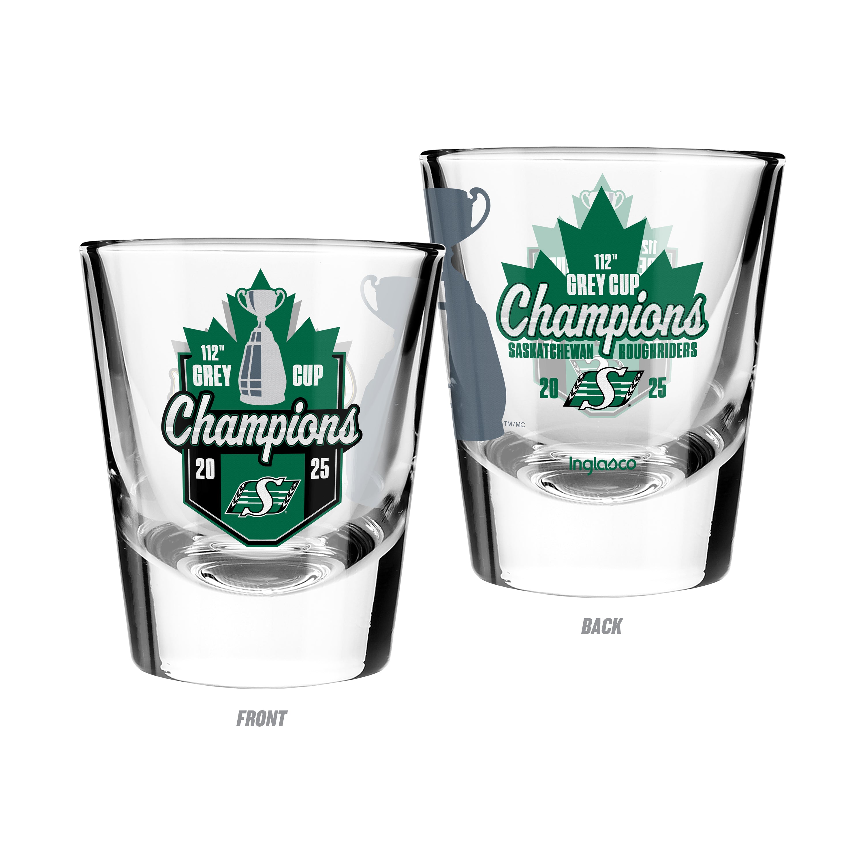 112 Grey Cup Champs 2oz Shot Glass