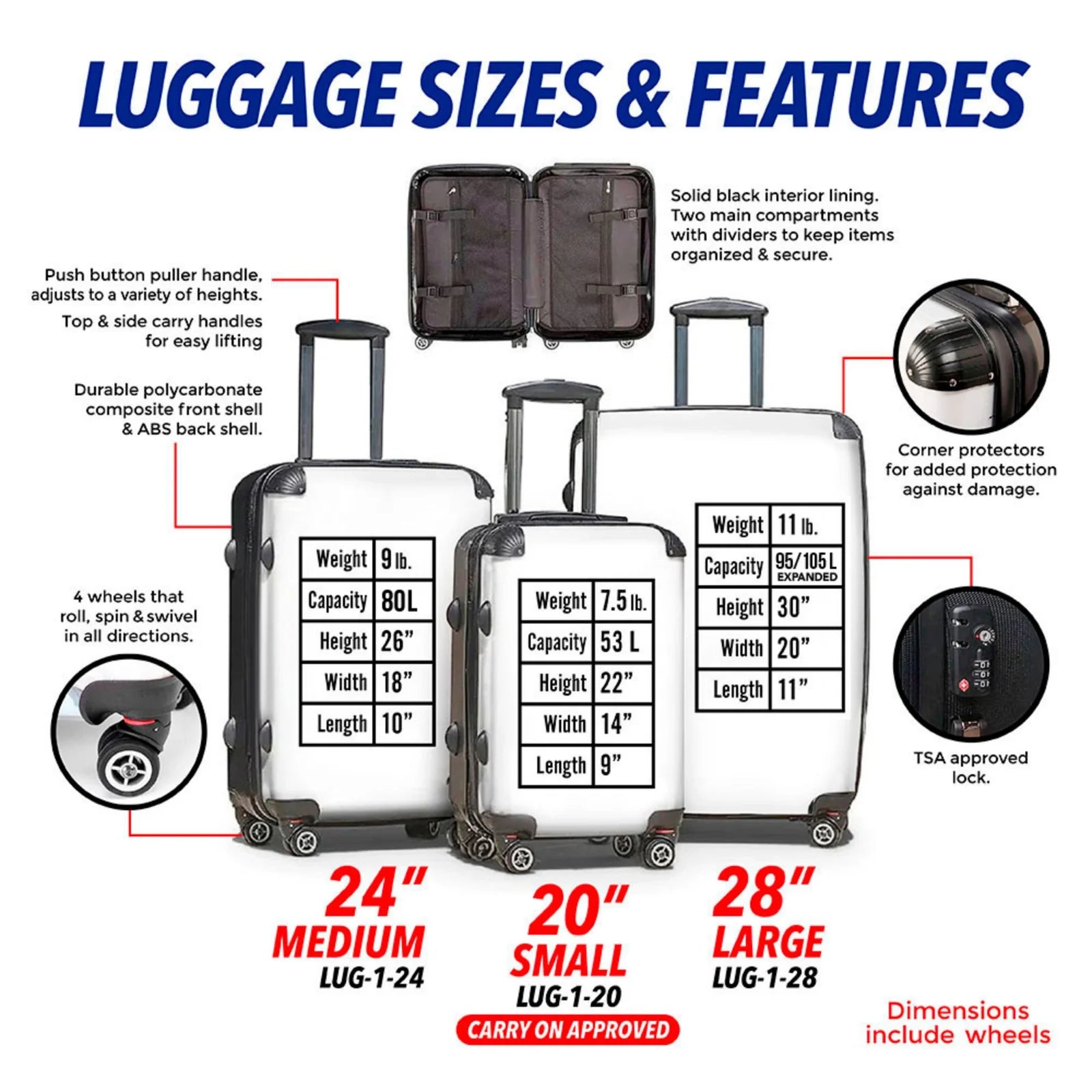 #1 Vertical Wordmark Luggage