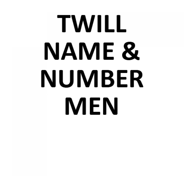 Authentic Stitched Name & Number - Men